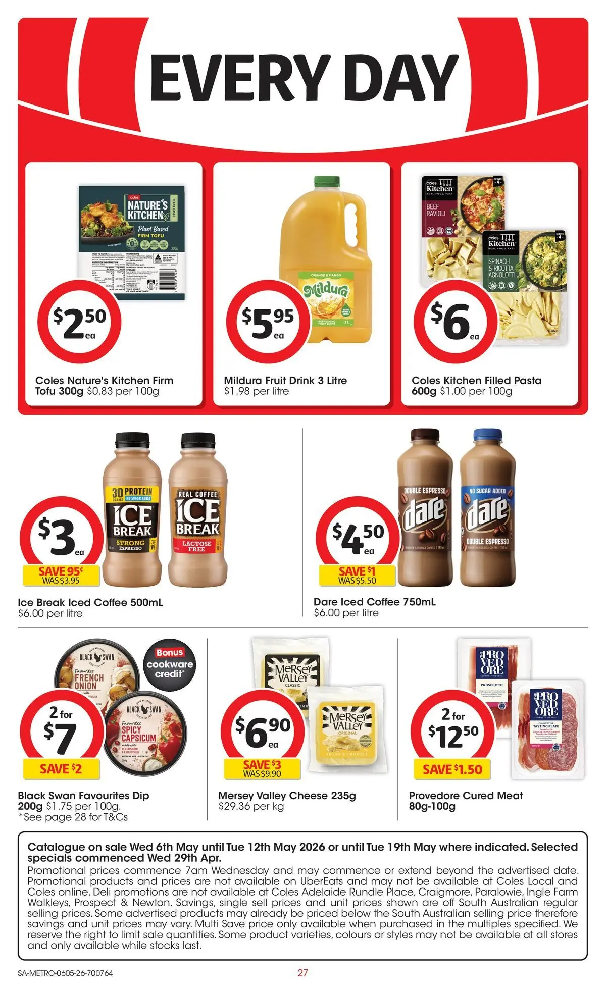 ﻿Coles catalogue valid from 05/05/2026 > Online Australia | Page: 27 | Products: Capsicum, Plant, Spinach, Sugar