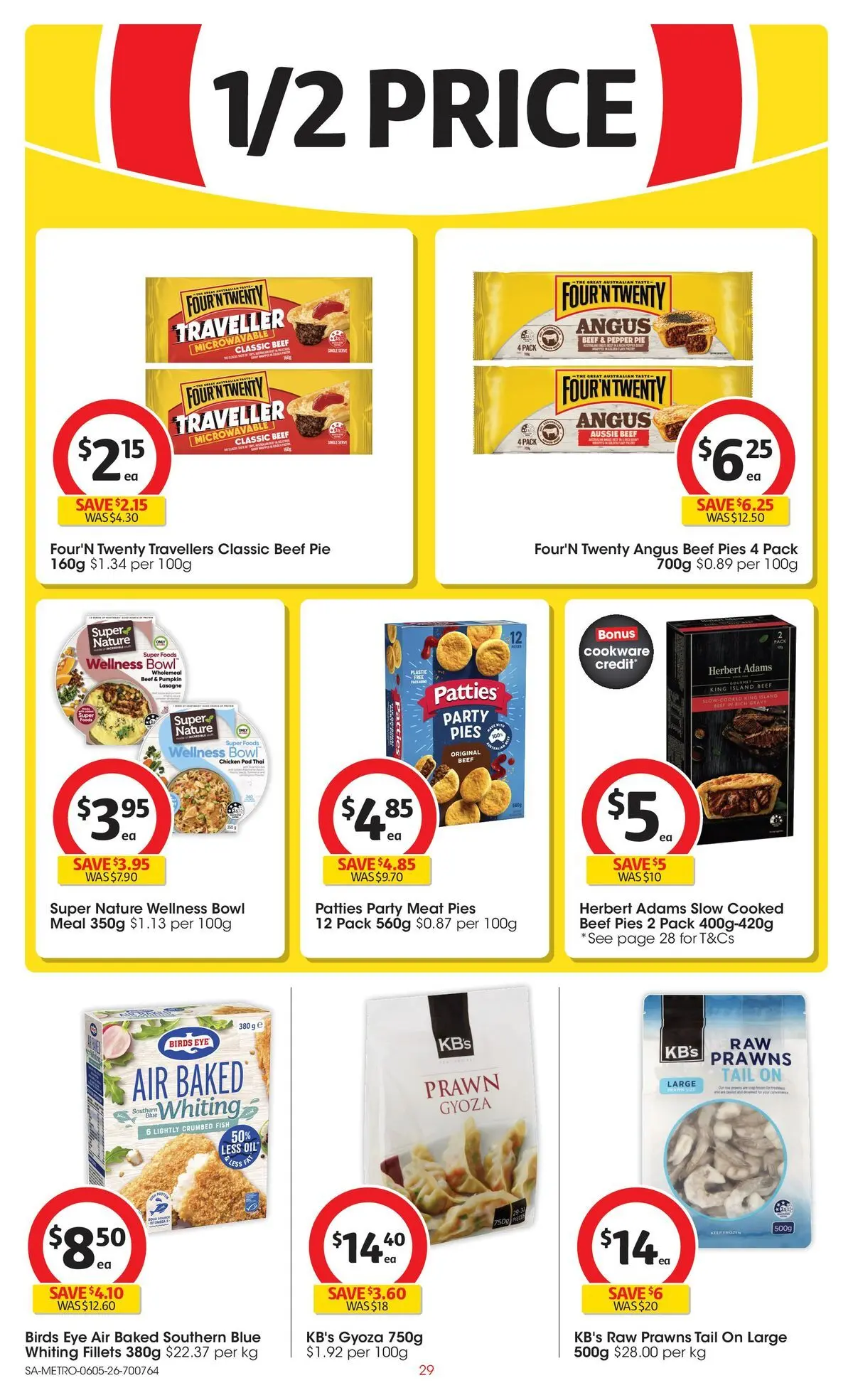 ﻿Coles catalogue valid from 05/05/2026 > Online Australia | Page: 29 | Products: Chicken, Meat, Cookware, Prawns