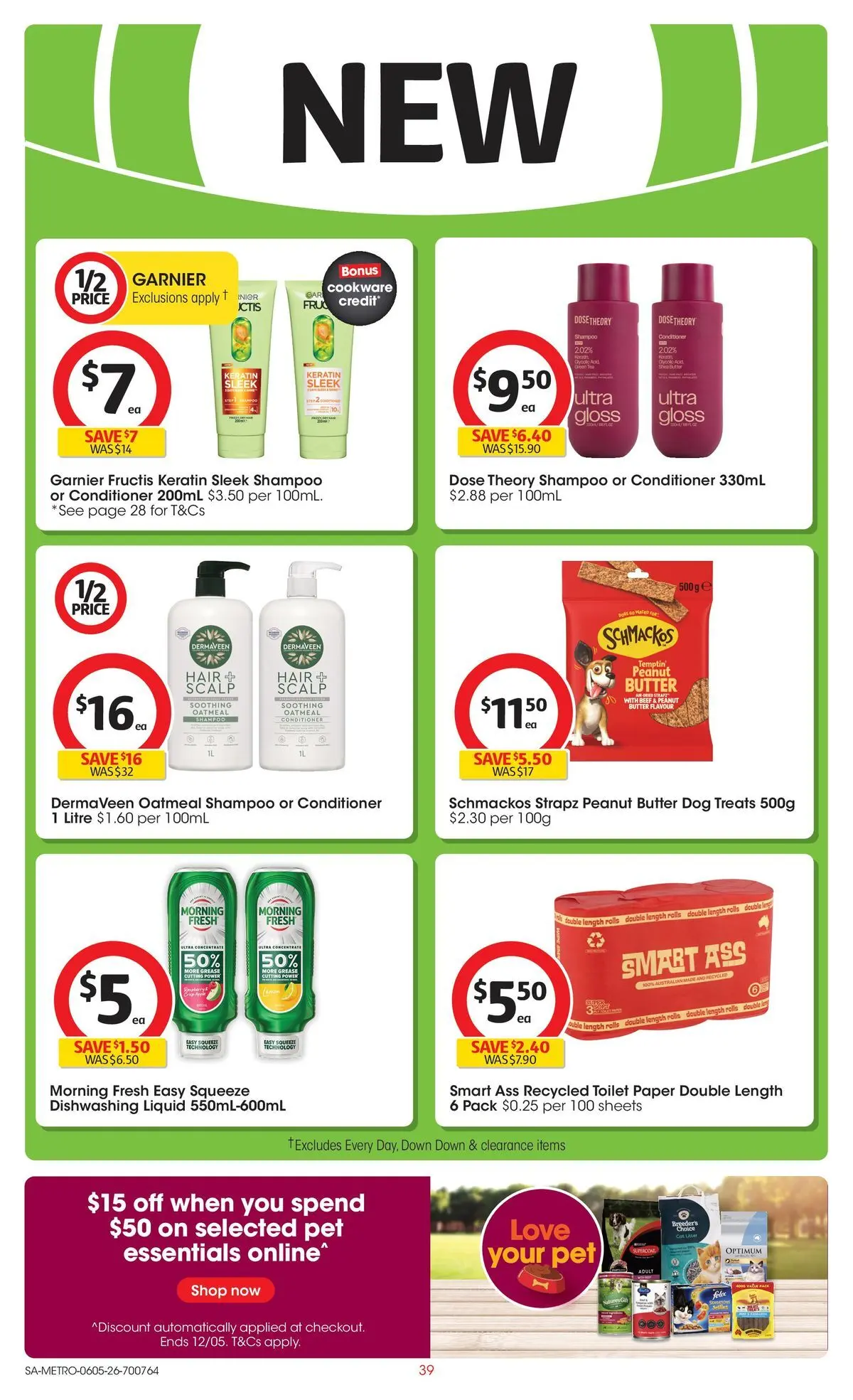 ﻿Coles catalogue valid from 05/05/2026 > Online Australia | Page: 39 | Products: Toilet, Butter, Cookware, Toilet paper