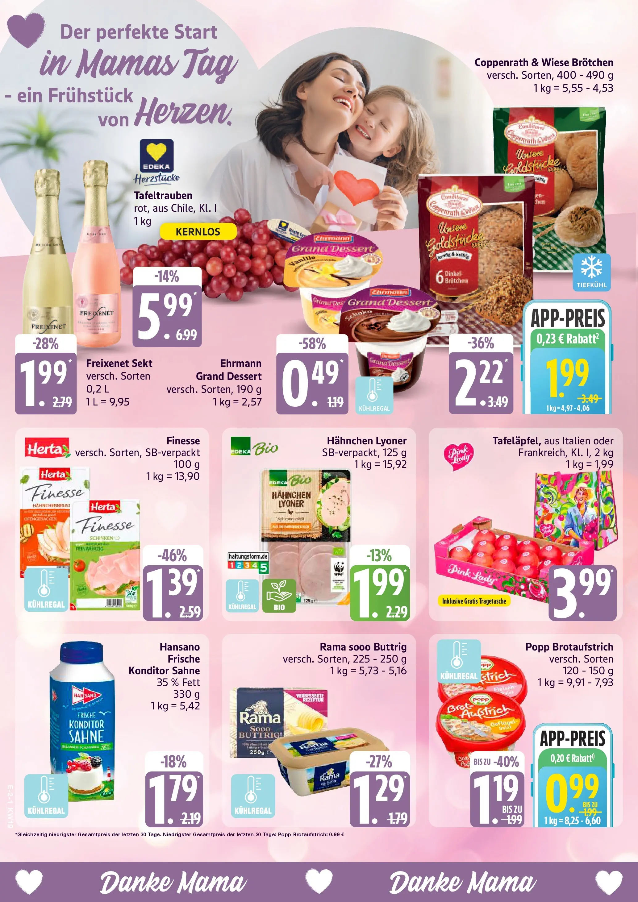 Edeka prospekt Neu Wulmstorf	 (ab 03.05.2026) » Angebote Online | Seite: 2 | Produkte: Hahnchen, Ehrmann grand dessert, Sahne, Hahnchenbrust