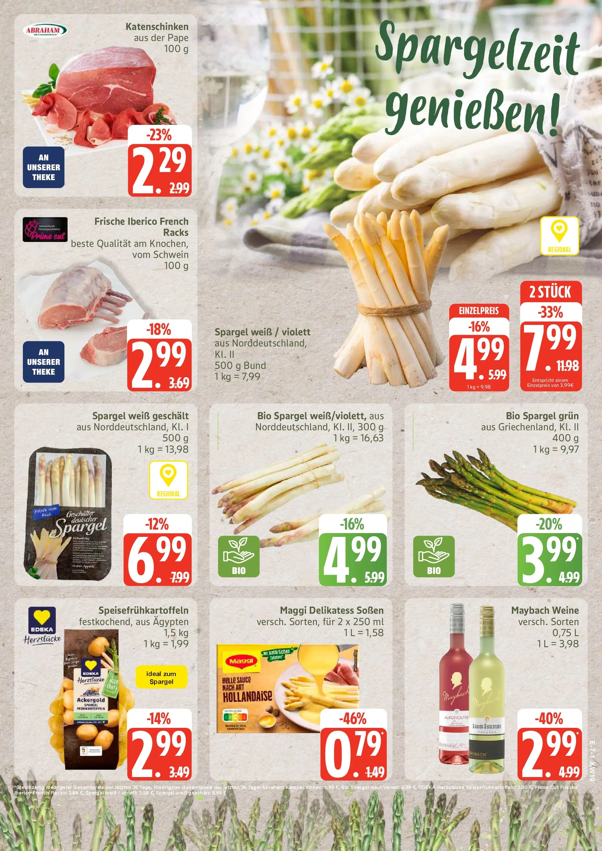 Edeka prospekt Neu Wulmstorf	 (ab 03.05.2026) » Angebote Online | Seite: 9 | Produkte: Maggi, Theke, Spargel