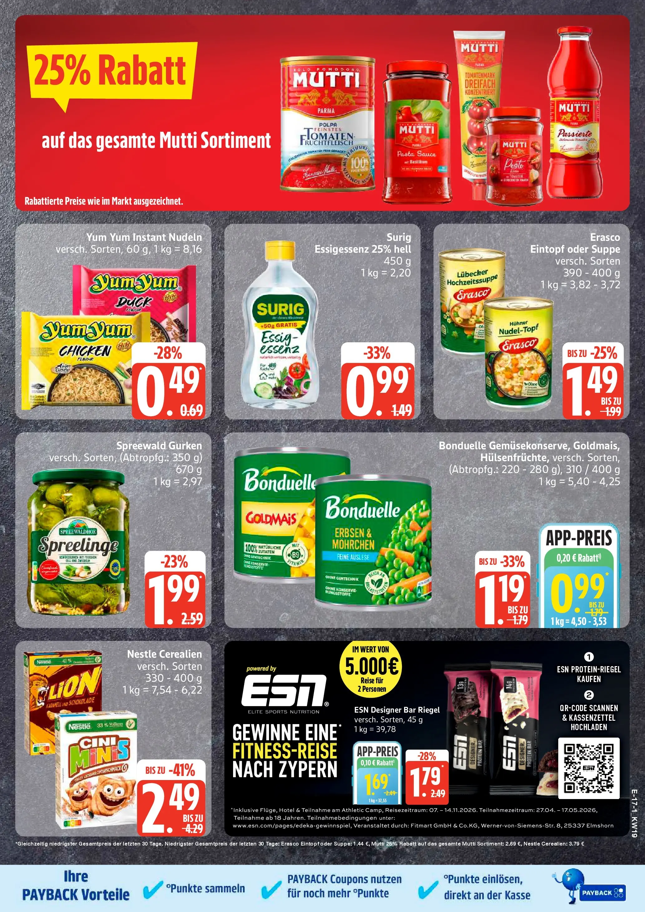 Edeka prospekt Neu Wulmstorf	 (ab 03.05.2026) » Angebote Online | Seite: 20 | Produkte: Schokolade, Pasta, Erasco, Gurken