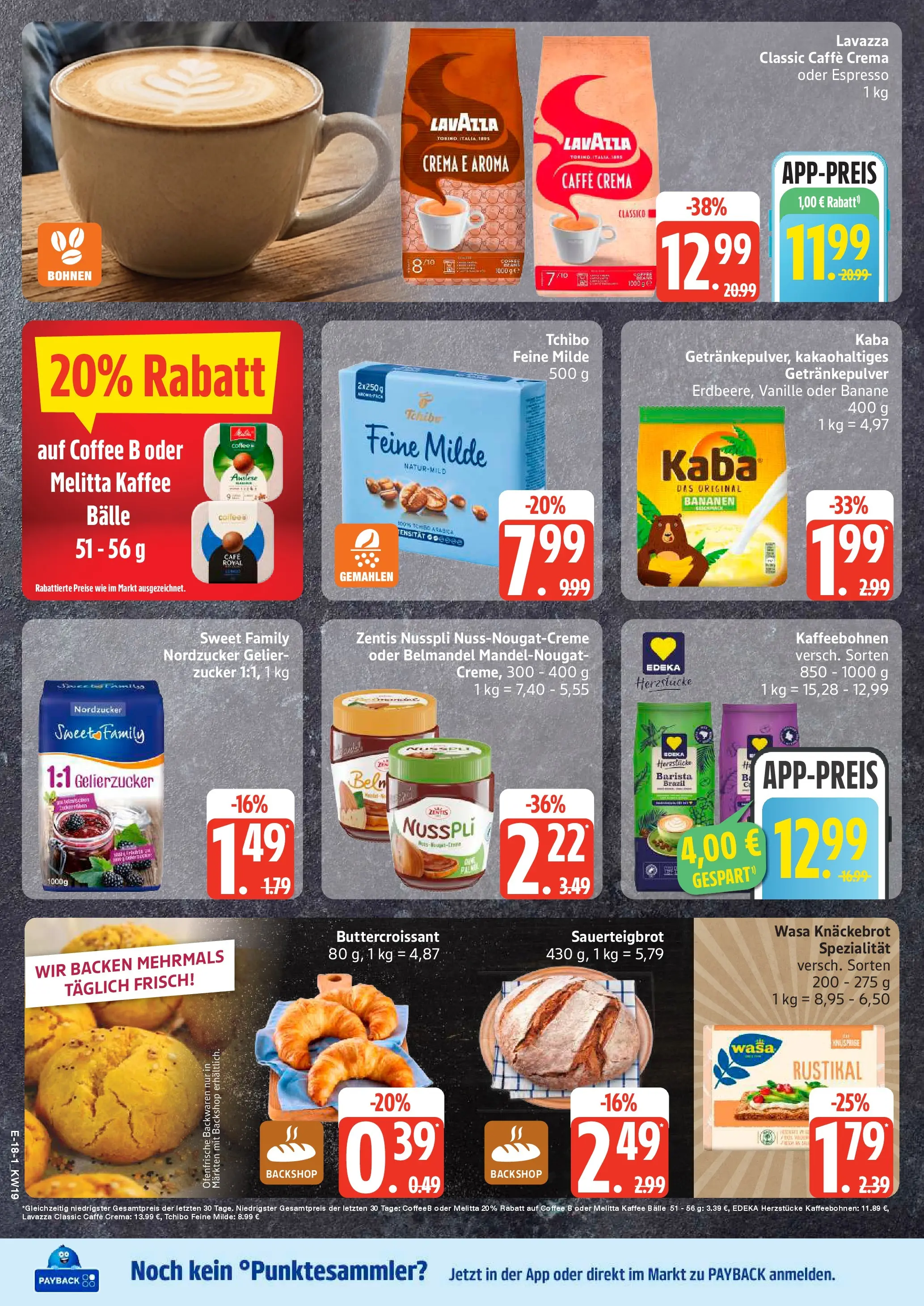 Edeka prospekt Neu Wulmstorf	 (ab 03.05.2026) » Angebote Online | Seite: 21 | Produkte: Lavazza, Melitta kaffee, Bananen, Zentis nusspli
