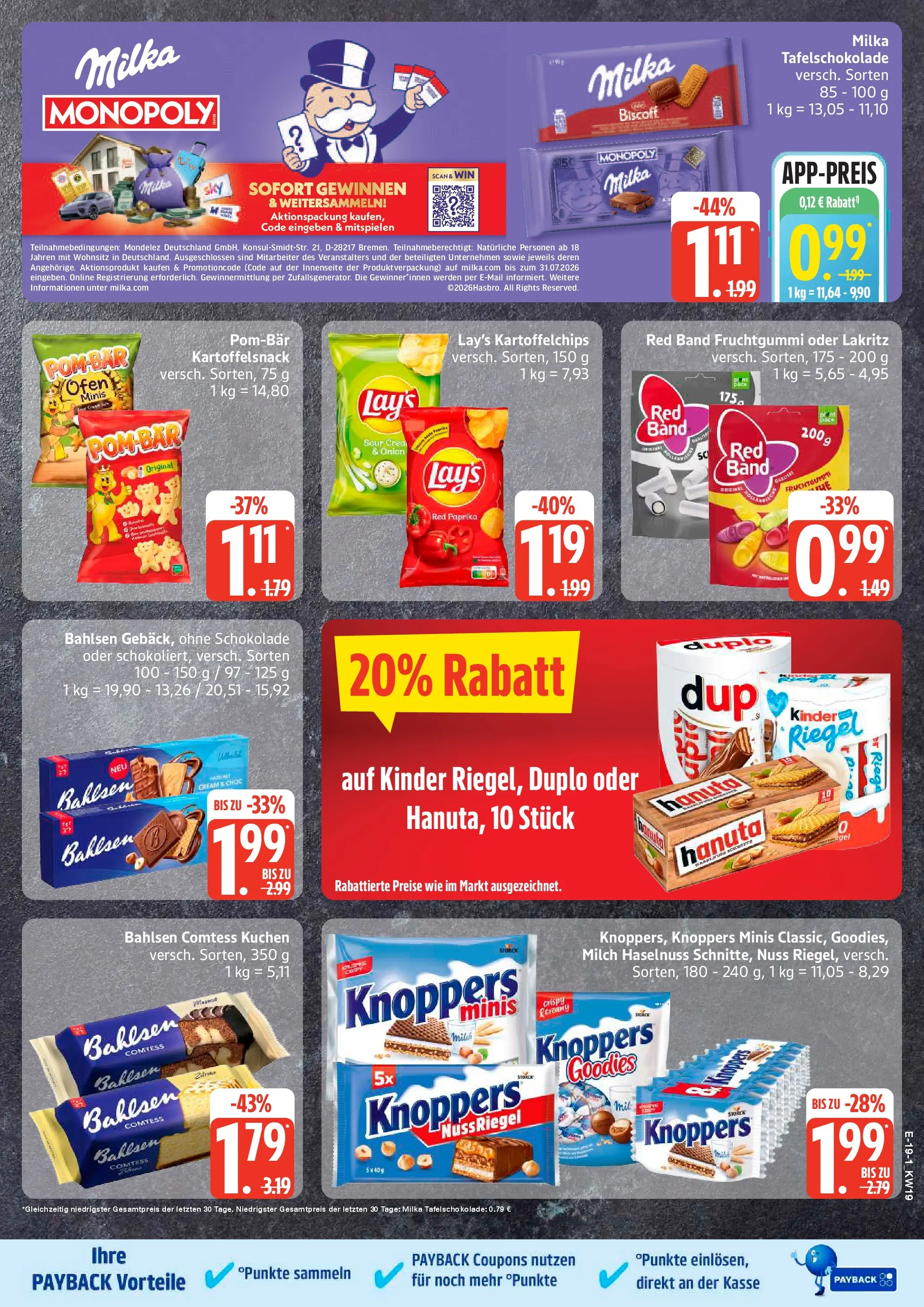 Edeka prospekt Neu Wulmstorf	 (ab 03.05.2026) » Angebote Online | Seite: 22 | Produkte: Milch, POM-BÄR, Paprika, Chips