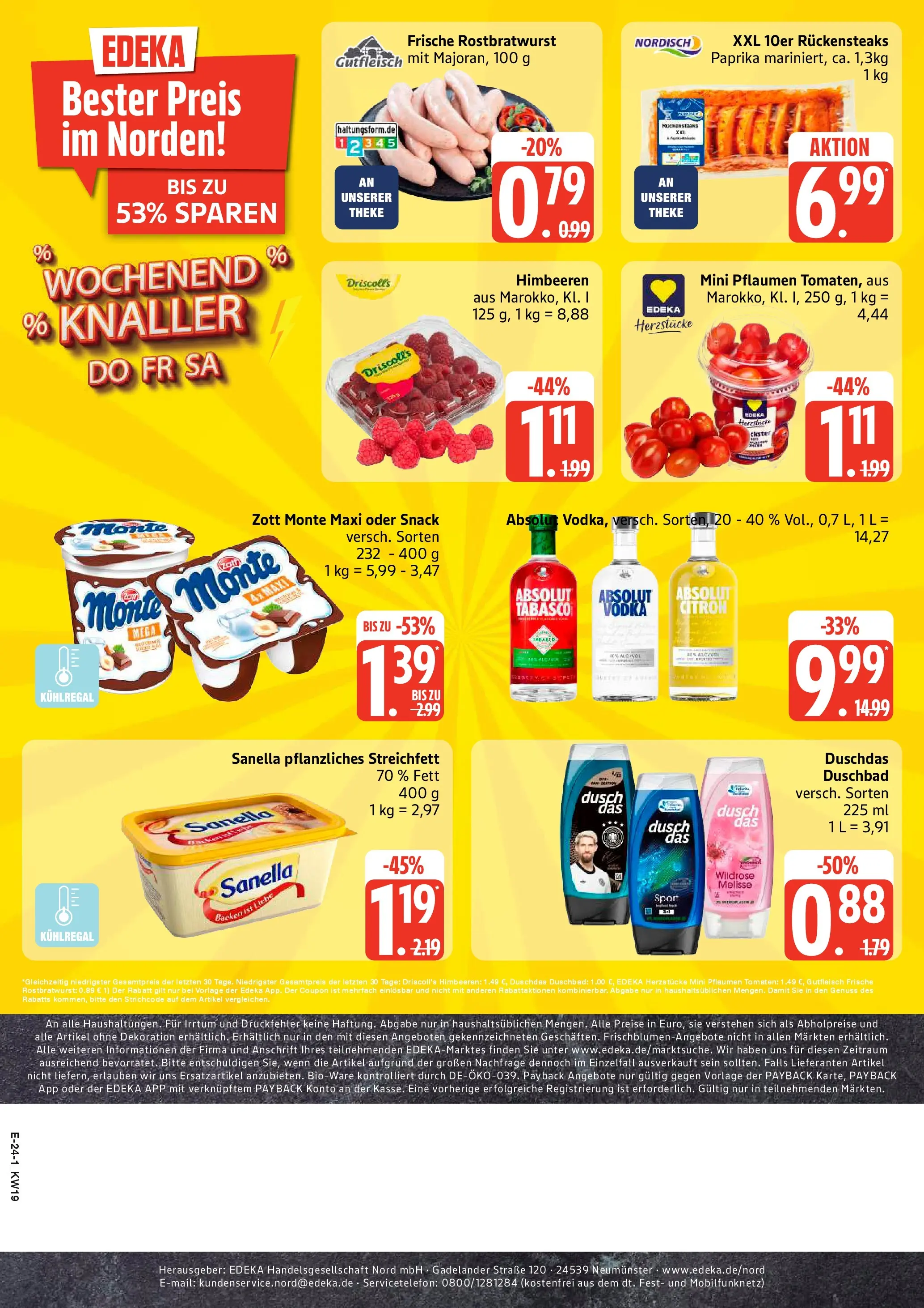 Edeka prospekt Neu Wulmstorf	 (ab 03.05.2026) » Angebote Online | Seite: 28 | Produkte: Tomaten, Duschdas, Steak, Sanella