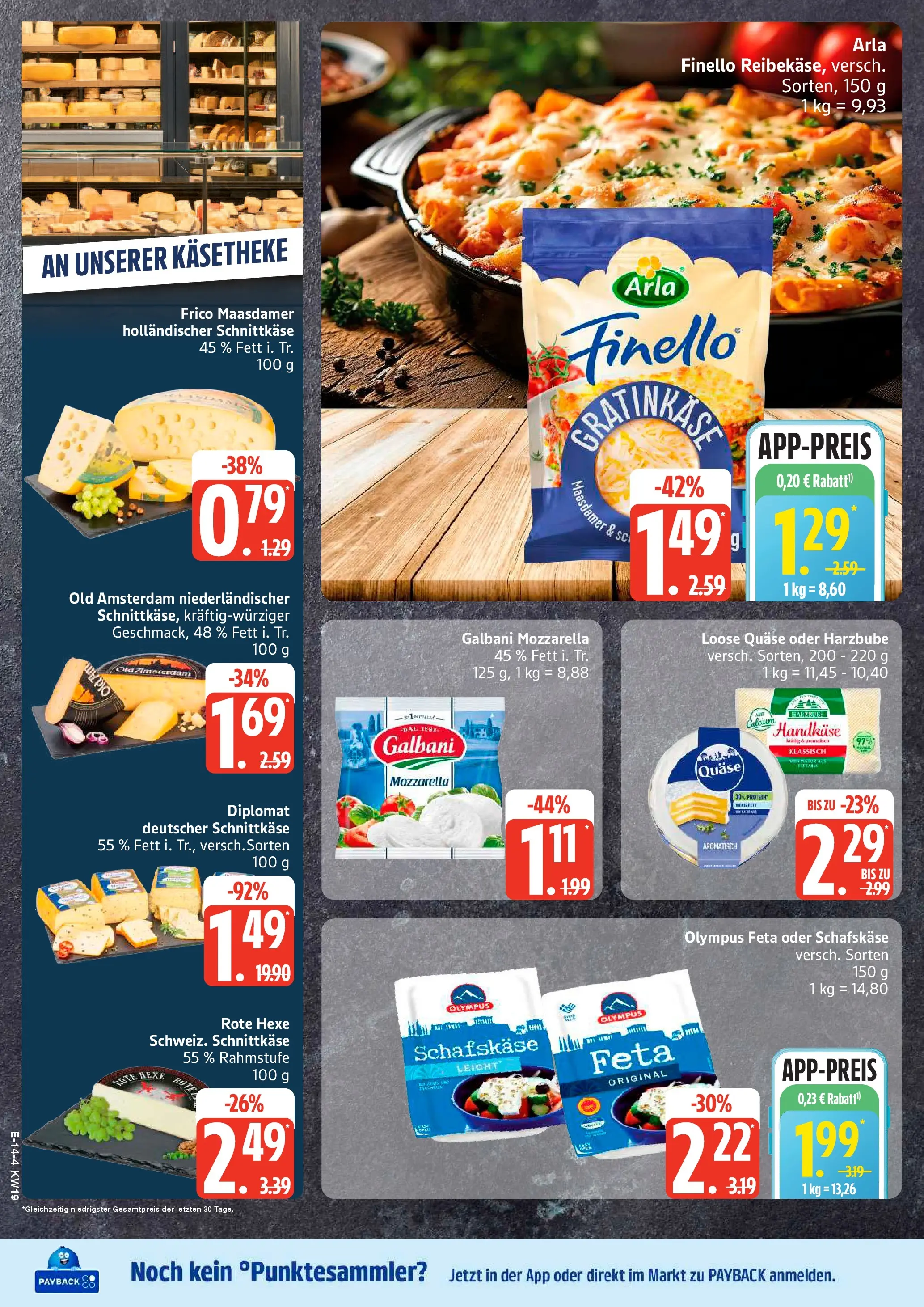Edeka prospekt Rostock	 (ab 04.05.2026) » Angebote Online | Seite: 16 | Produkte: Feta, Käse, Mozzarella, Schafskase