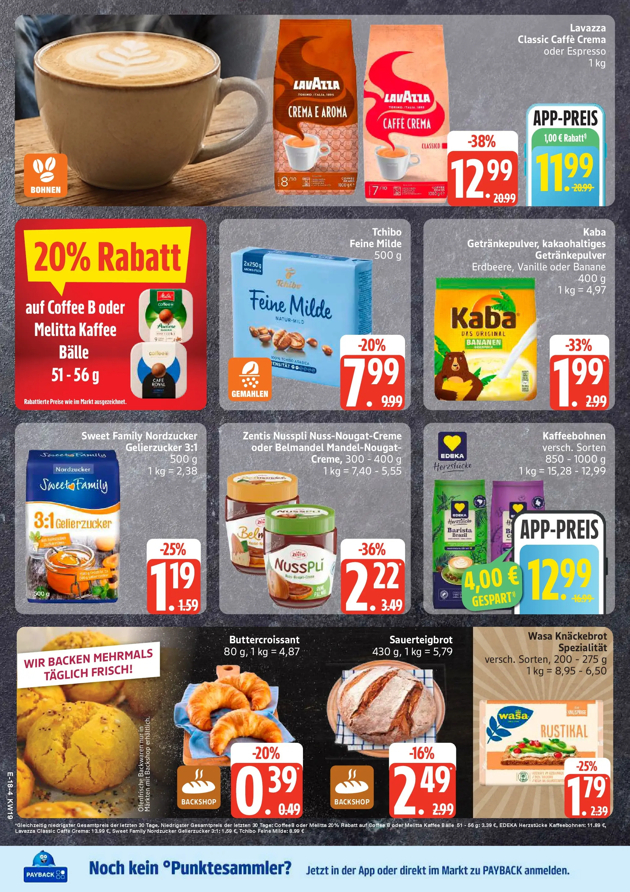 Edeka prospekt Rostock	 (ab 04.05.2026) » Angebote Online | Seite: 21 | Produkte: Lavazza, Melitta kaffee, Kaffee, Croissant