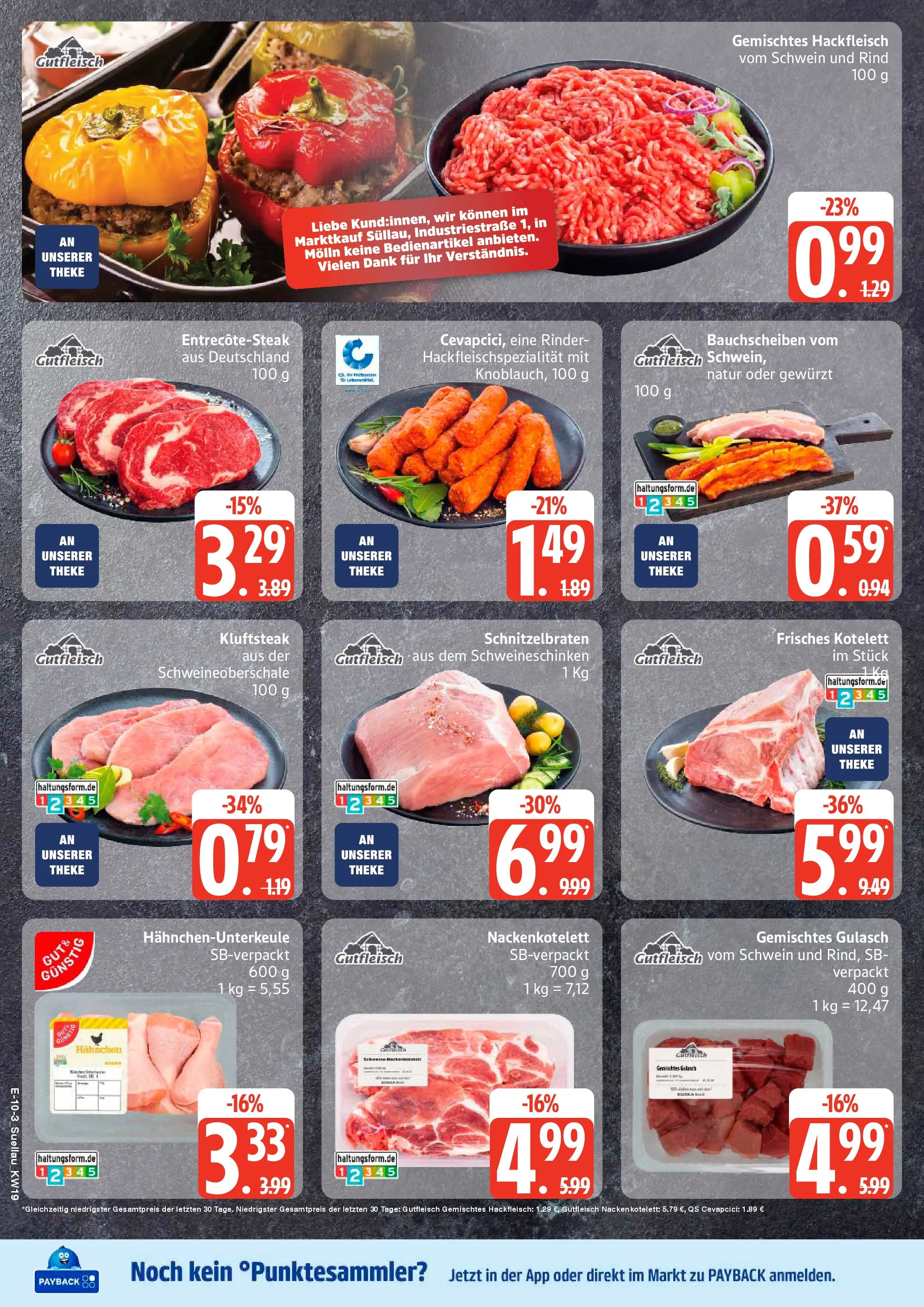 Edeka prospekt Ratzeburg	 (ab 04.05.2026) » Angebote Online | Seite: 12 | Produkte: Cevapcici, Gulasch, Steak, Hackfleisch