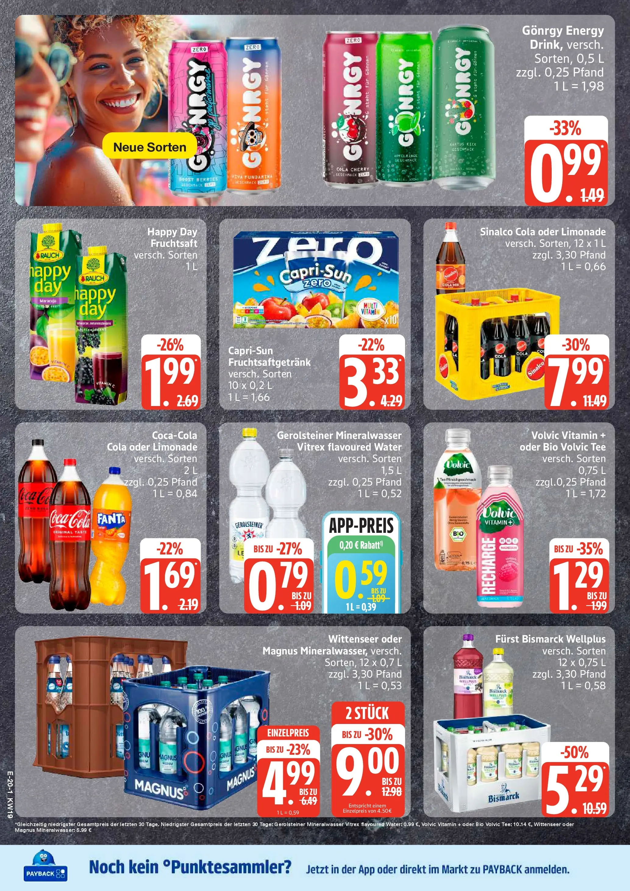 Edeka prospekt Neu Wulmstorf	 (ab 03.05.2026) » Angebote Online | Seite: 23 | Produkte: Sinalco, Limonade, Volvic tee, Mineralwasser