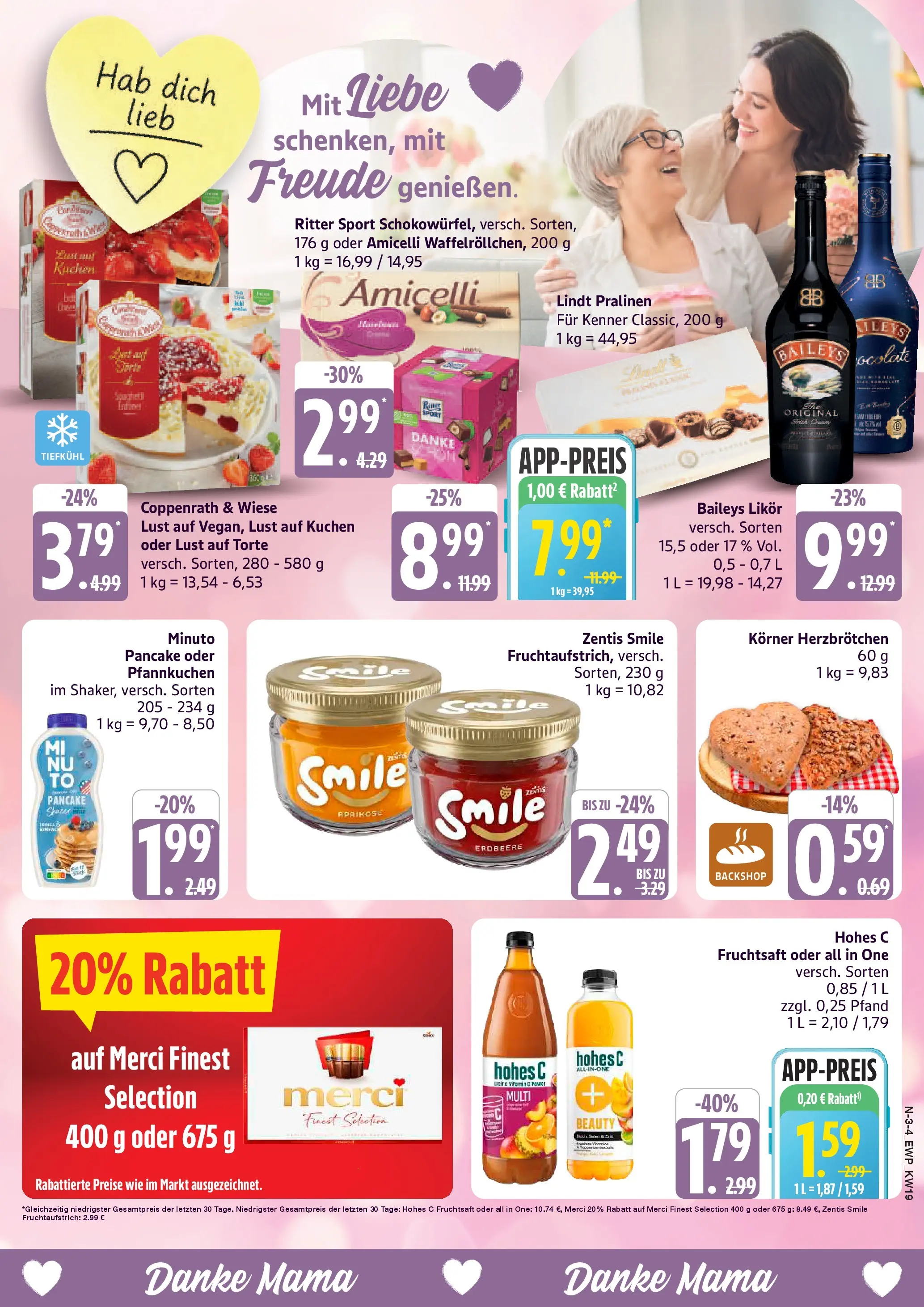 Edeka prospekt Rostock	 (ab 04.05.2026) » Angebote Online | Seite: 3 | Produkte: Merci, Hohes c, Kuchen, Fruchtsaft