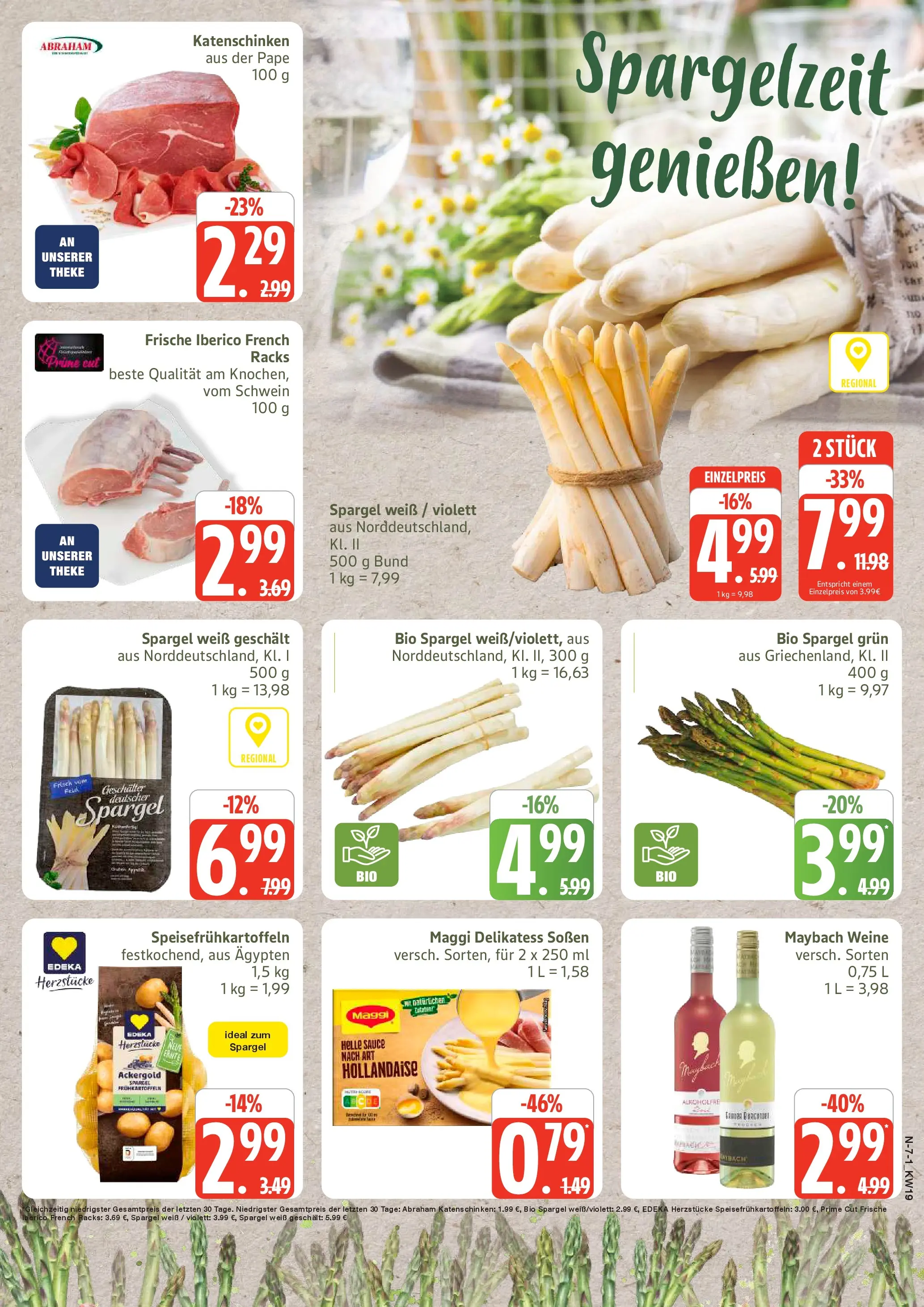 Edeka prospekt Cuxhaven	 (ab 03.05.2026) » Angebote Online | Seite: 7 | Produkte: Maggi, Theke, Spargel