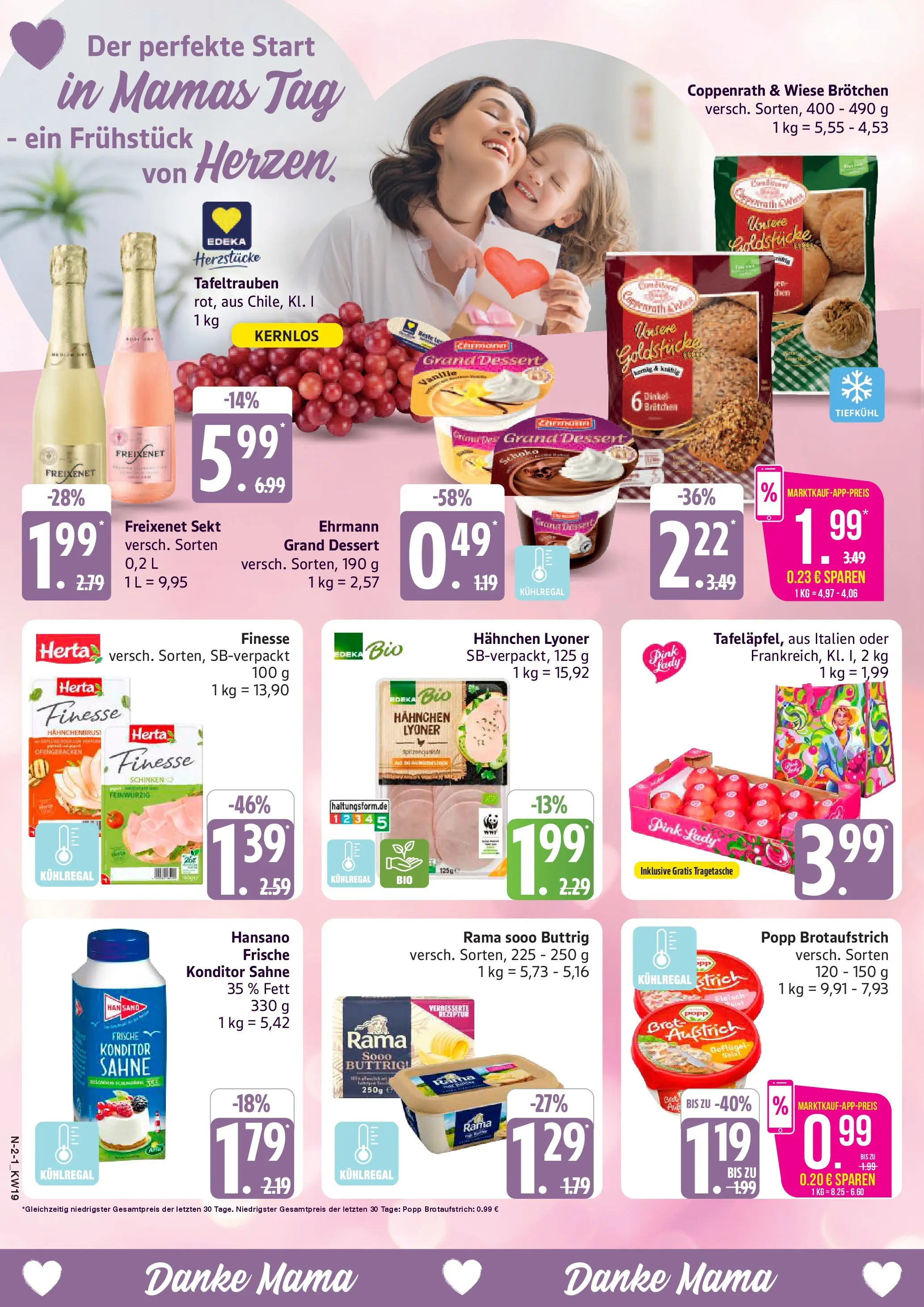 Edeka prospekt Cuxhaven	 (ab 03.05.2026) » Angebote Online | Seite: 2 | Produkte: Butter, Freixenet, Ehrmann grand dessert, Sekt