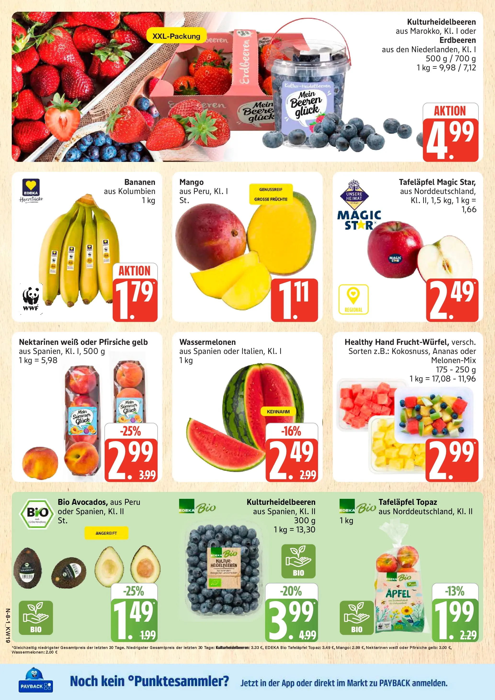 Edeka prospekt Cuxhaven	 (ab 03.05.2026) » Angebote Online | Seite: 8 | Produkte: Nektarinen, Avocado, Mango, Erdbeeren