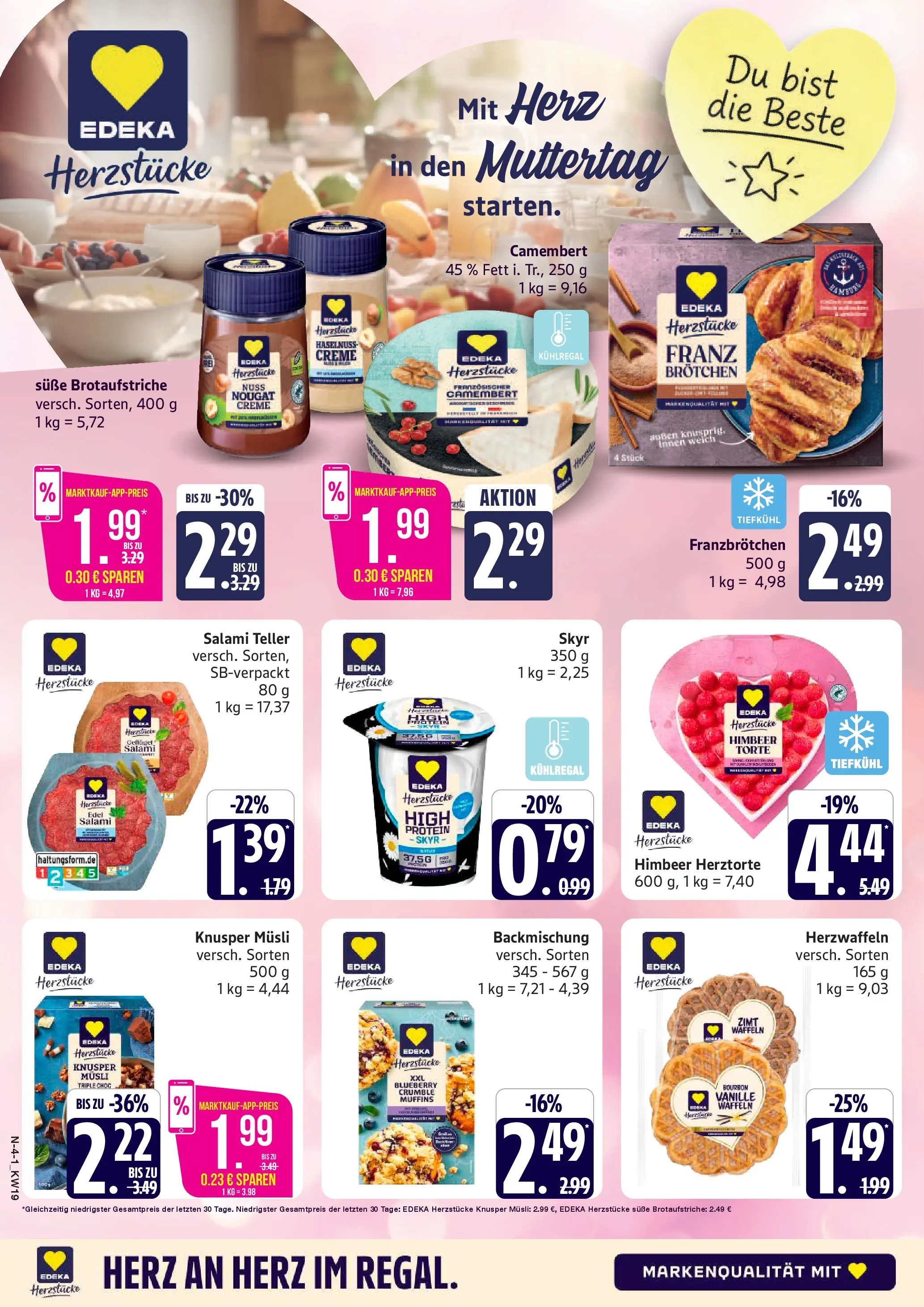 Edeka prospekt Cuxhaven	 (ab 03.05.2026) » Angebote Online | Seite: 4 | Produkte: Musli, Creme, Waffeln, Bourbon