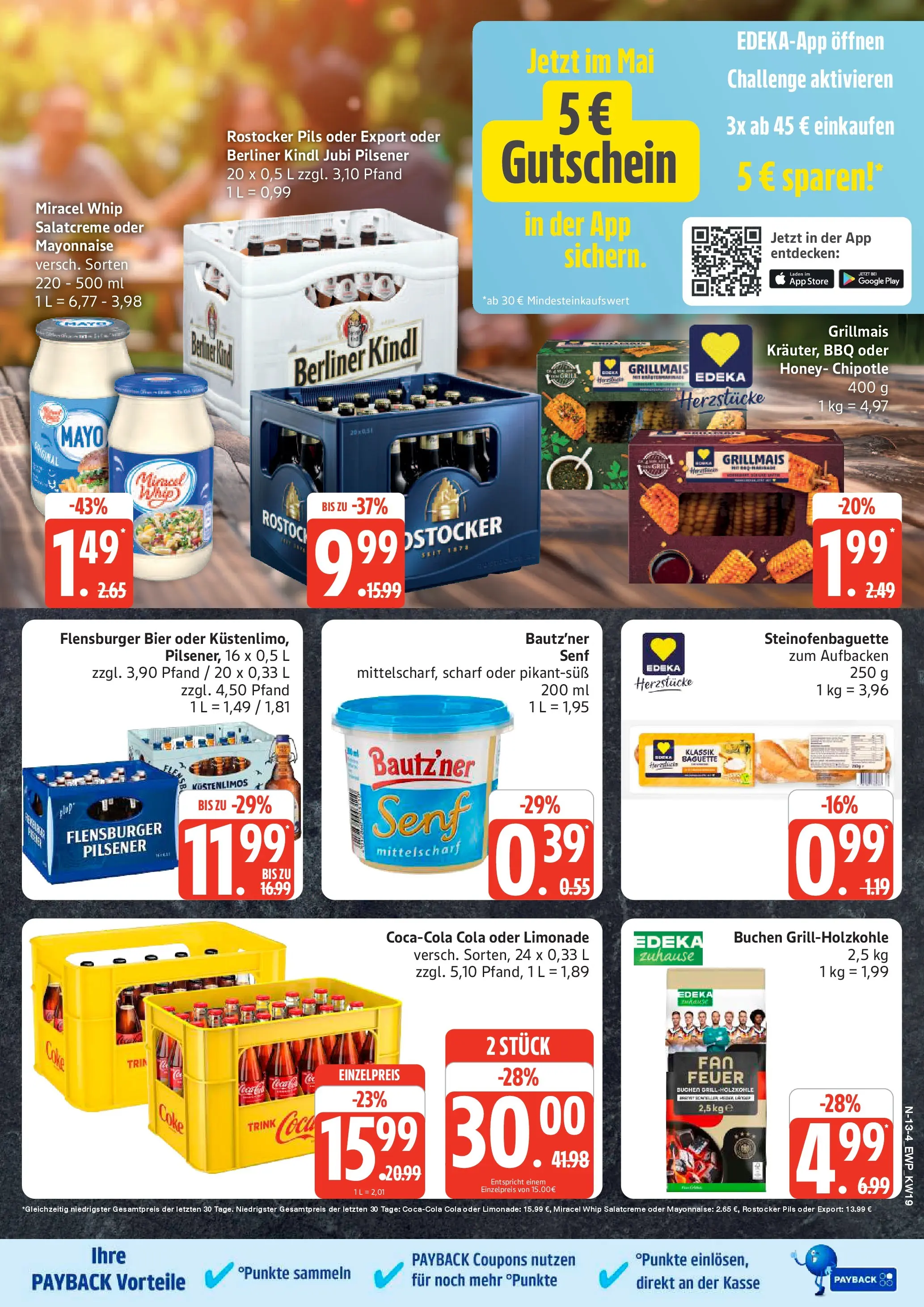 Edeka prospekt Rostock	 (ab 04.05.2026) » Angebote Online | Seite: 13 | Produkte: Berliner, Cola, Bier, Pils