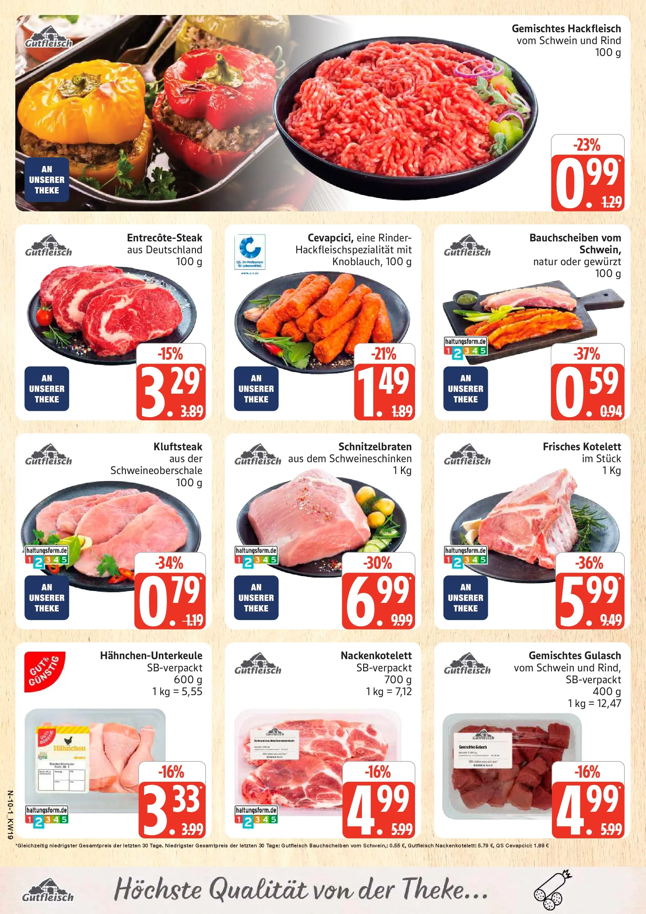 Edeka prospekt Cuxhaven	 (ab 03.05.2026) » Angebote Online | Seite: 10 | Produkte: Hahnchen, Cevapcici, Gulasch, Hackfleisch