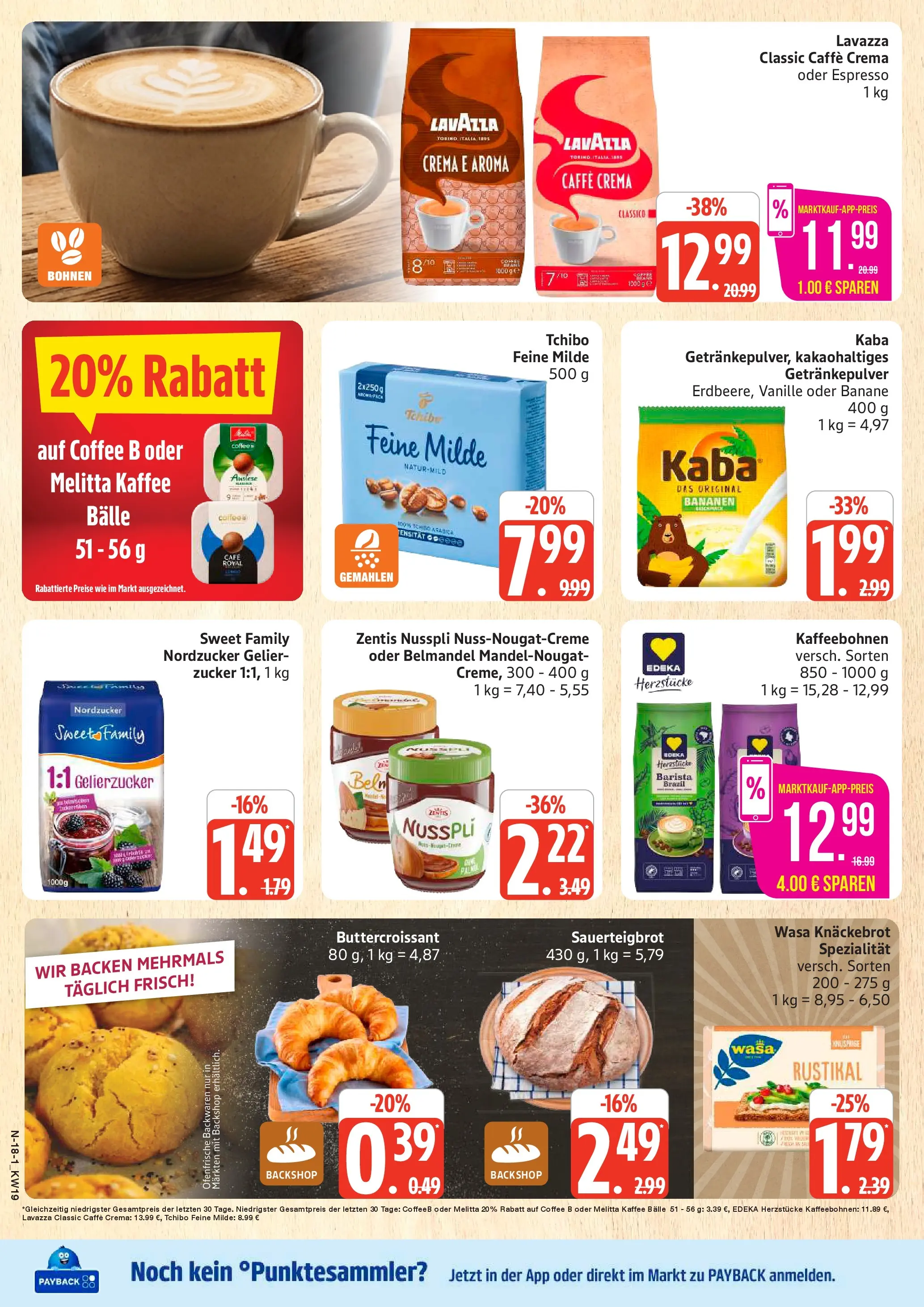 Edeka prospekt Cuxhaven	 (ab 03.05.2026) » Angebote Online | Seite: 18 | Produkte: Melitta, Gelierzucker, Wasa knackebrot, Zentis nusspli