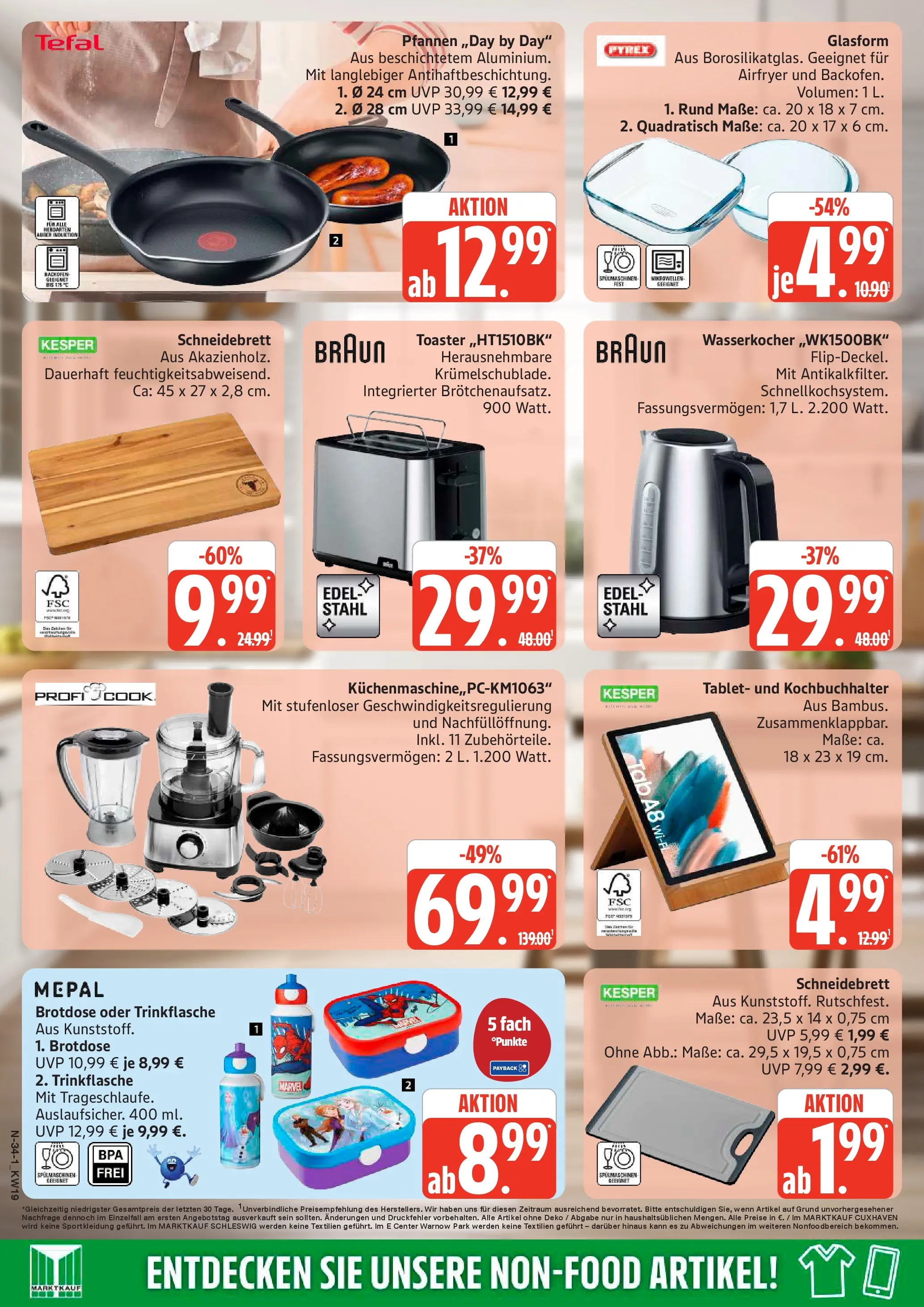 Edeka prospekt Cuxhaven	 (ab 03.05.2026) » Angebote Online | Seite: 34 | Produkte: Wasserkocher, Toaster, Box, Tablet