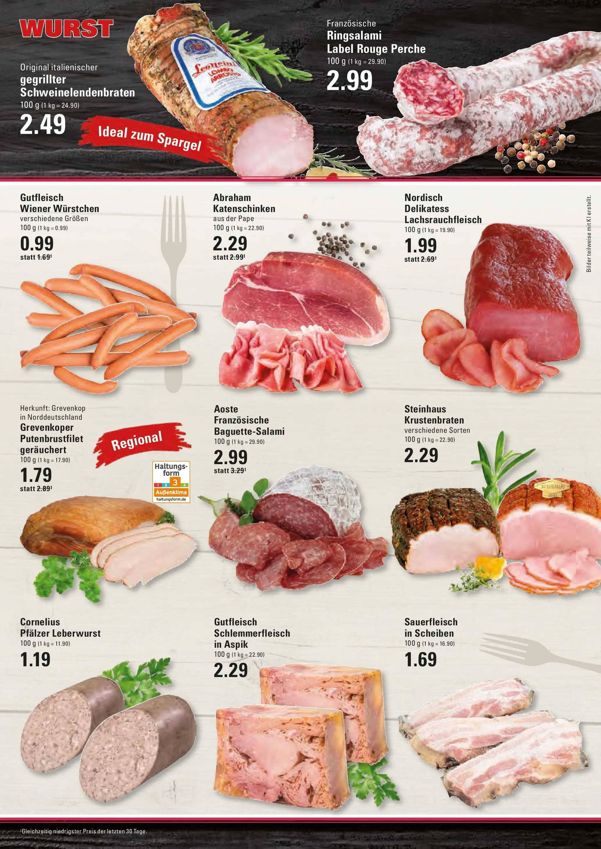 Edeka prospekt Hamburg	 (ab 04.05.2026) » Angebote Online | Seite: 5 | Produkte: Rouge, Spargel, Wurst, Salami