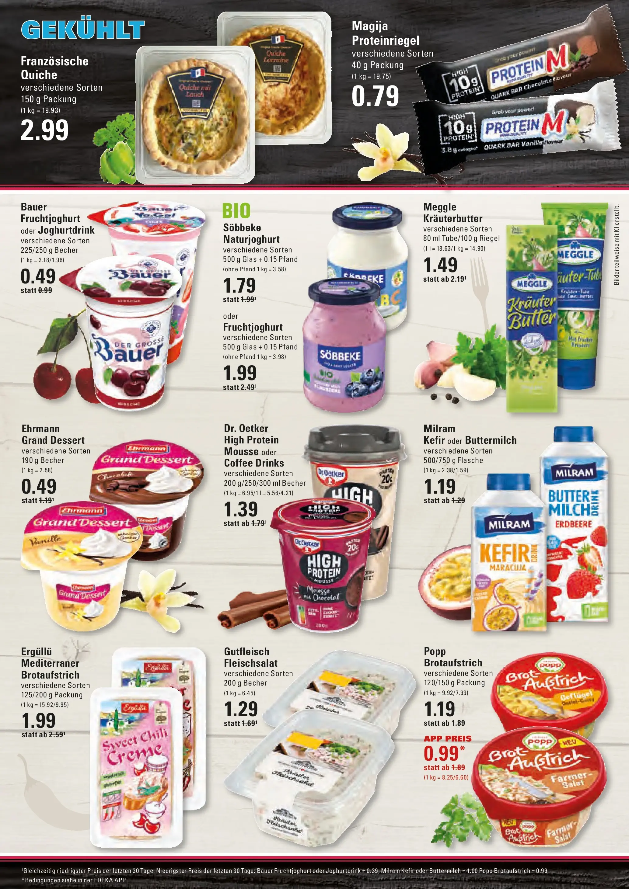 Edeka prospekt Hamburg	 (ab 04.05.2026) » Angebote Online | Seite: 8 | Produkte: Kefir, Kräuterbutter, Milram, Brot