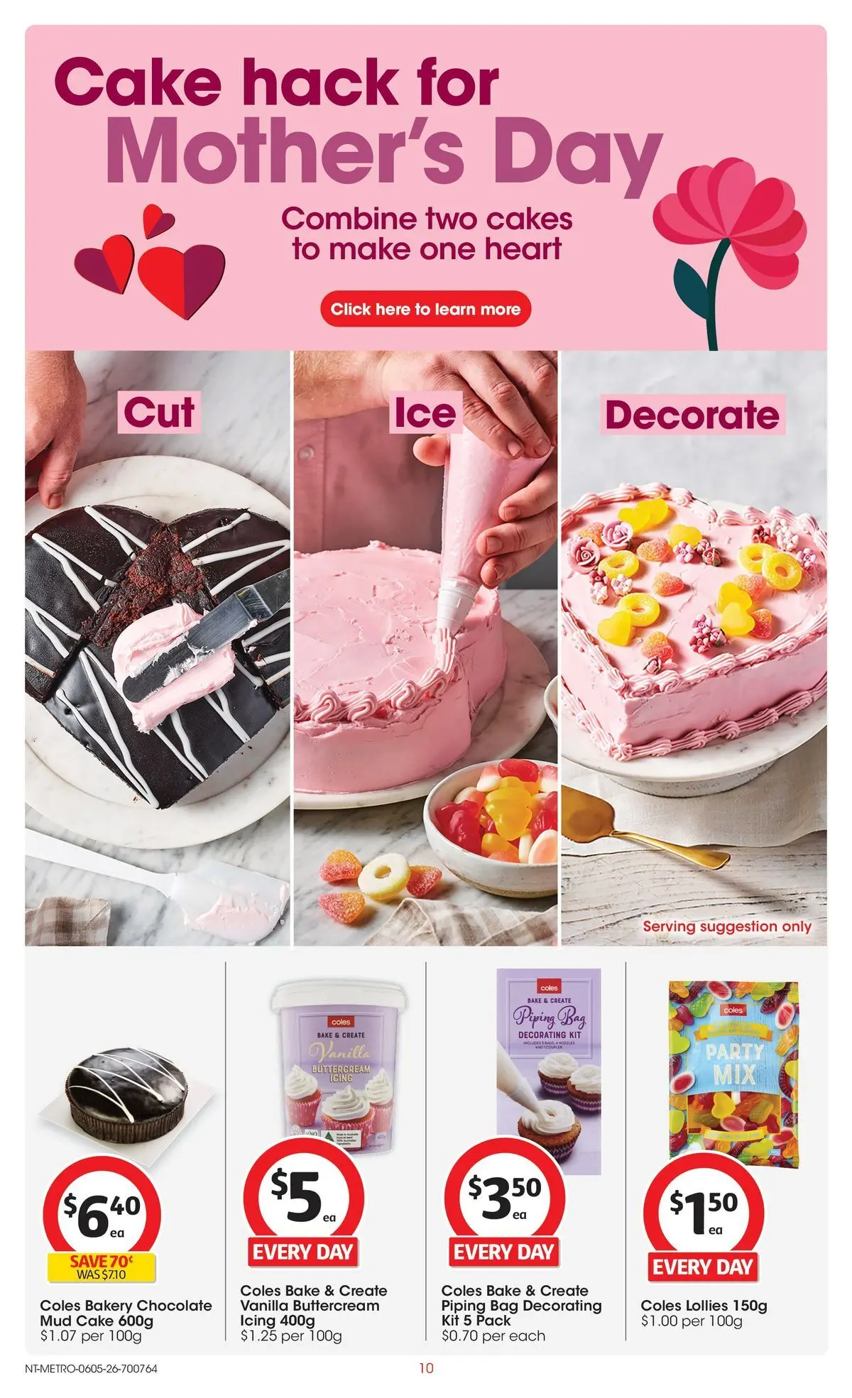 ﻿Coles catalogue valid from 05/05/2026 > Online Australia | Page: 10 | Products: Chocolate, Lollies, Bag, Bakery