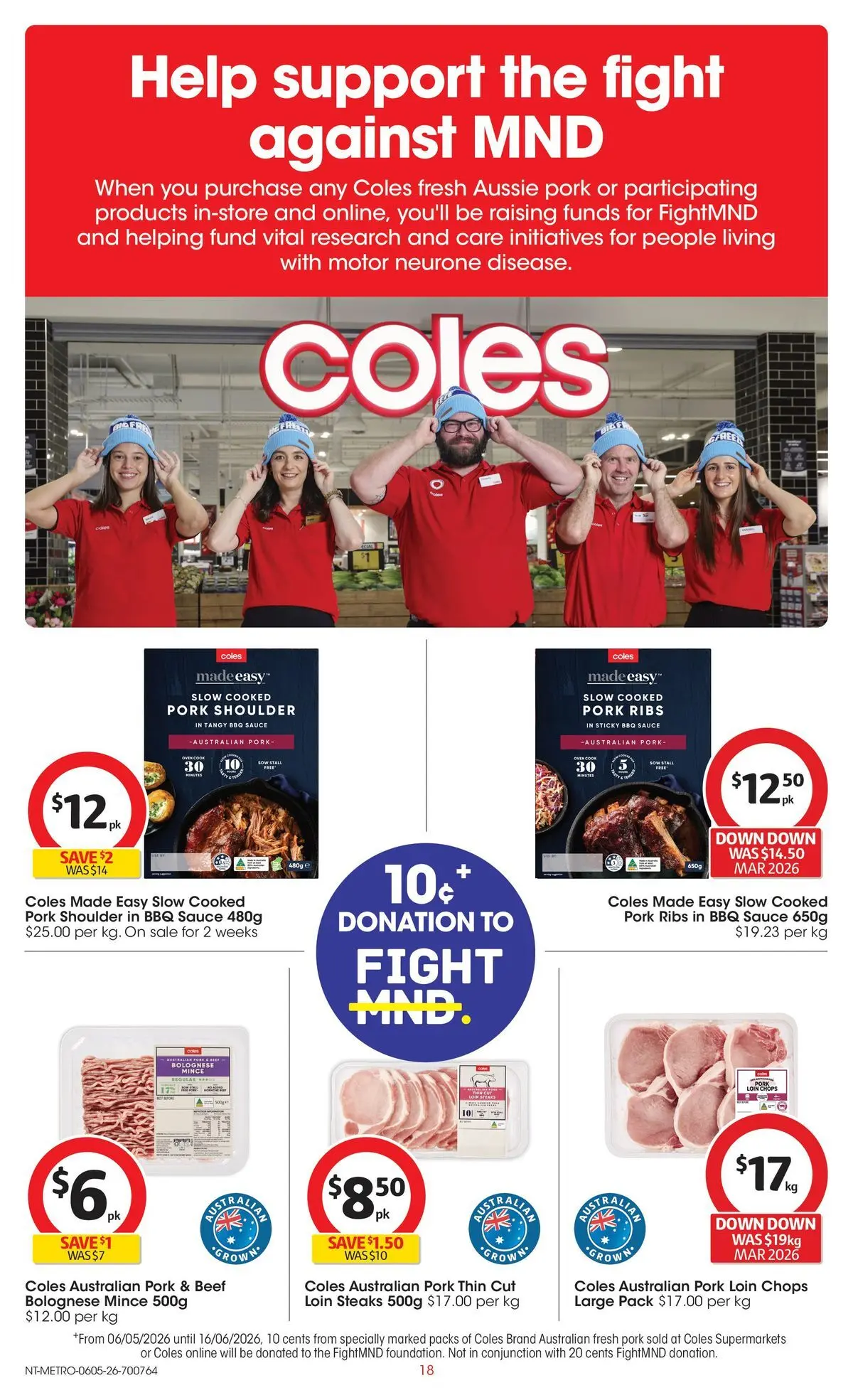 ﻿Coles catalogue valid from 05/05/2026 > Online Australia | Page: 18 | Products: BBQ Sauce, Pork, Beef, Sauce