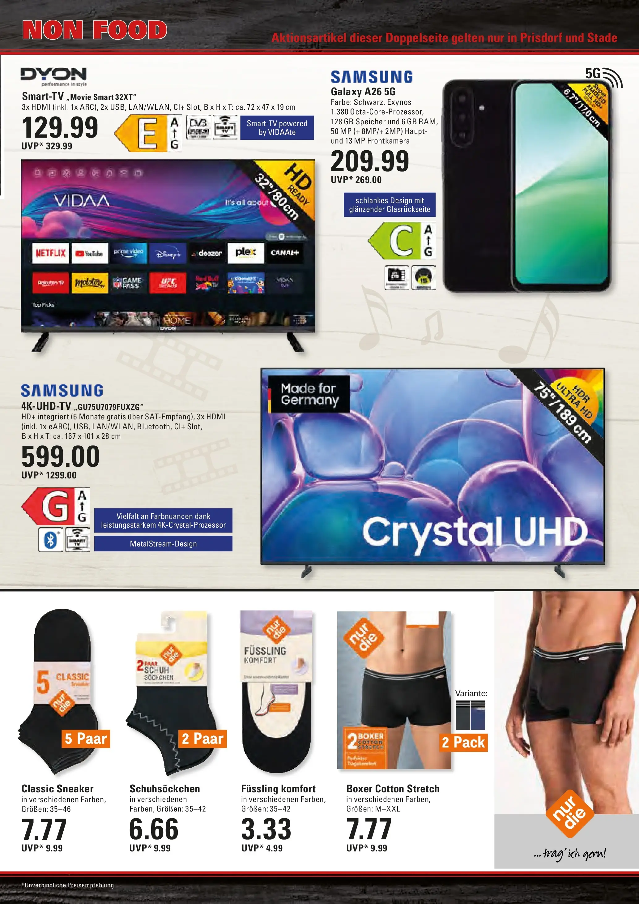 Edeka prospekt Stade	 (ab 04.05.2026) » Angebote Online | Seite: 17 | Produkte: Top, Boxer, Smartphone, Video