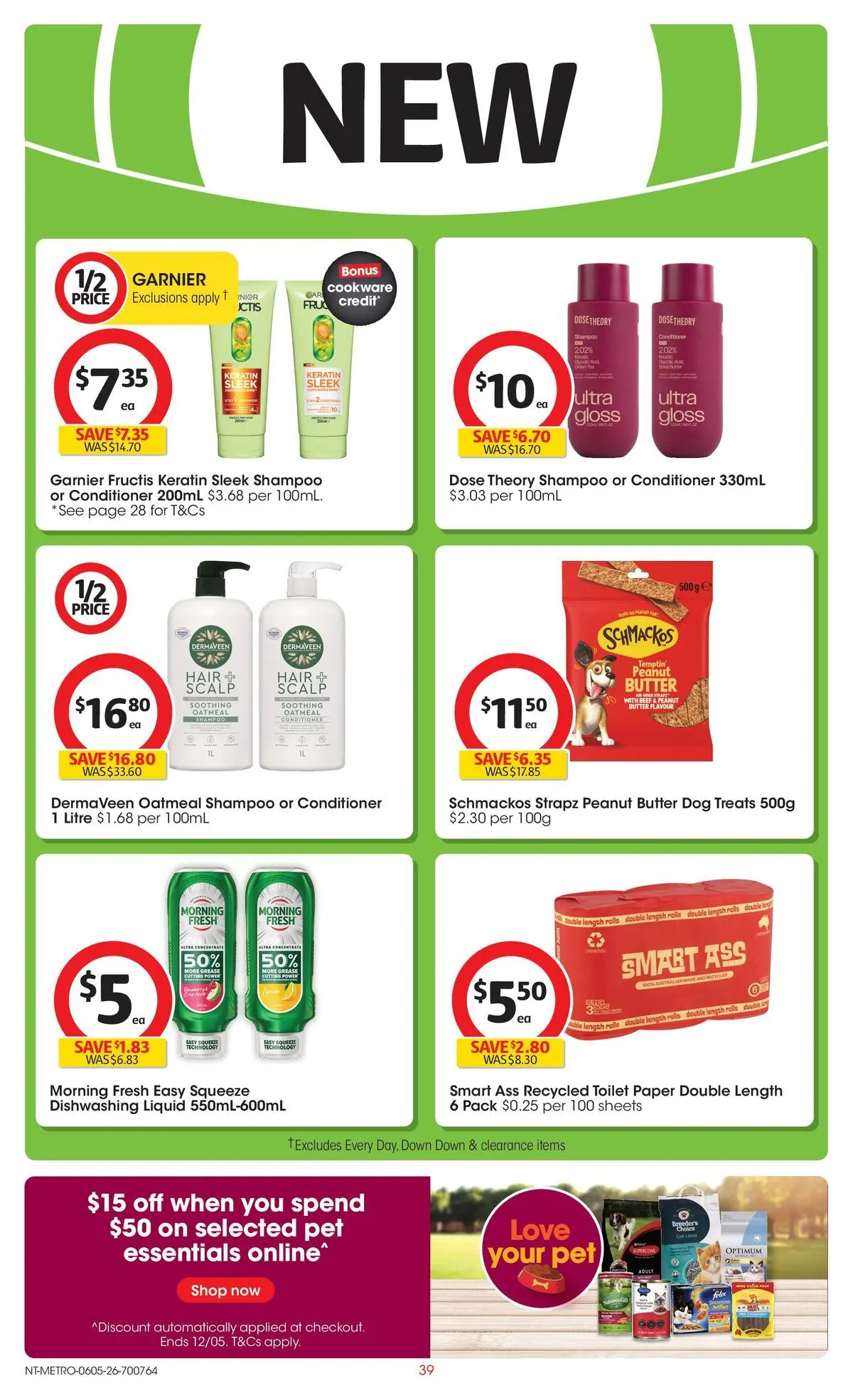﻿Coles catalogue valid from 05/05/2026 > Online Australia | Page: 39 | Products: Toilet, Shampoo, Beef, Toilet paper