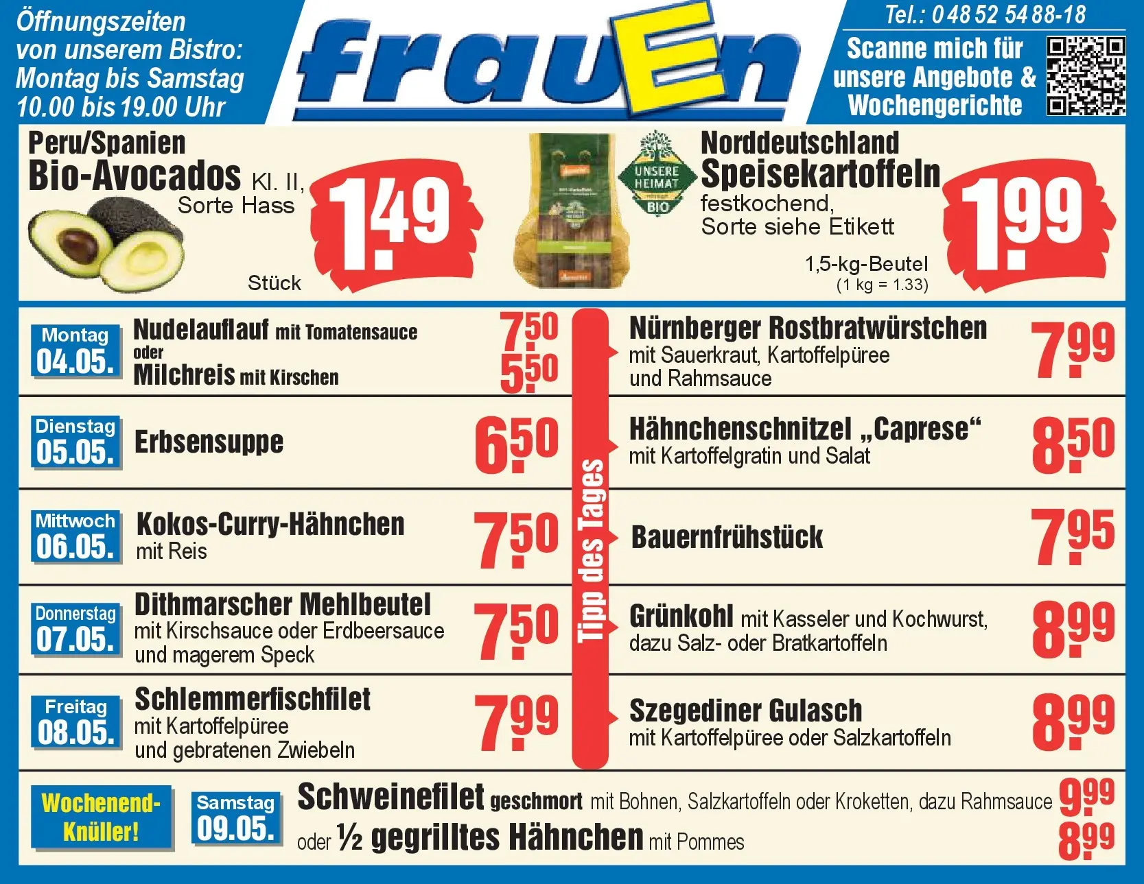 Edeka prospekt Heide	 (ab 02.05.2026) » Angebote Online | Seite: 1 | Produkte: Pommes, Schnitzel, Salz, Salat