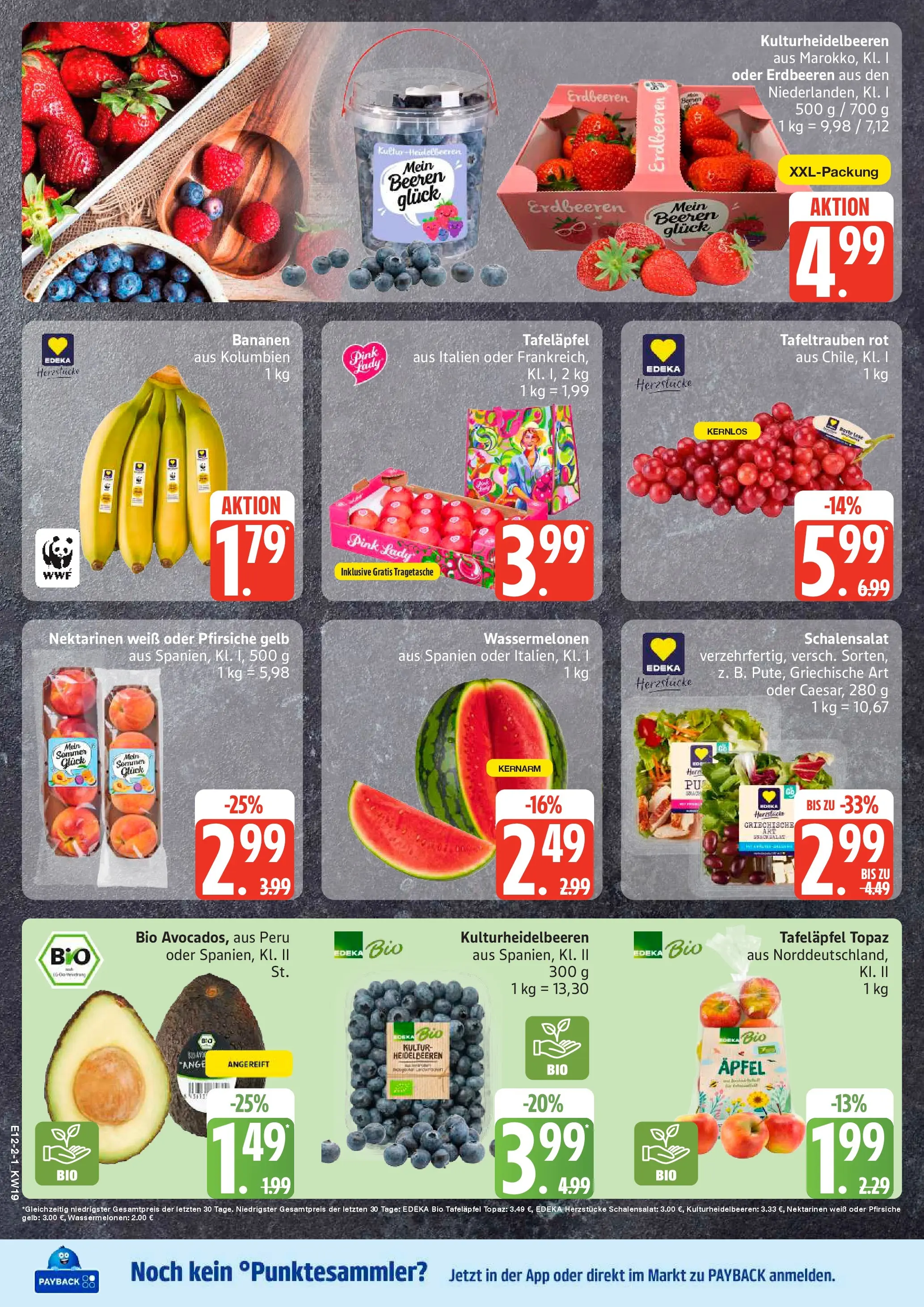 Edeka prospekt Sterup	 (ab 04.05.2026) » Angebote Online | Seite: 2 | Produkte: Äpfel, Bananen, Heidelbeeren, Erdbeeren