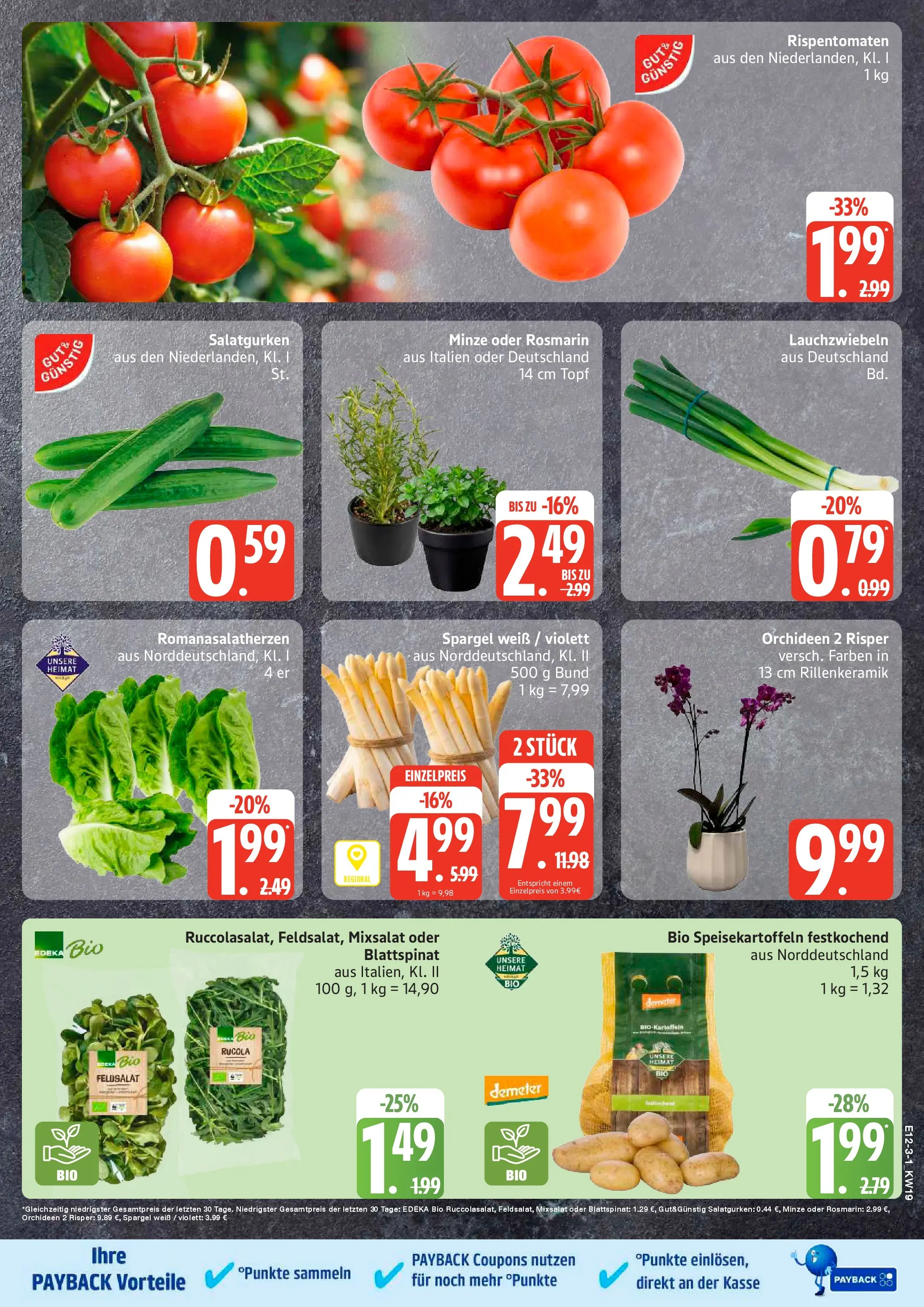 Edeka prospekt Sterup	 (ab 04.05.2026) » Angebote Online | Seite: 3 | Produkte: Rucola, Spargel