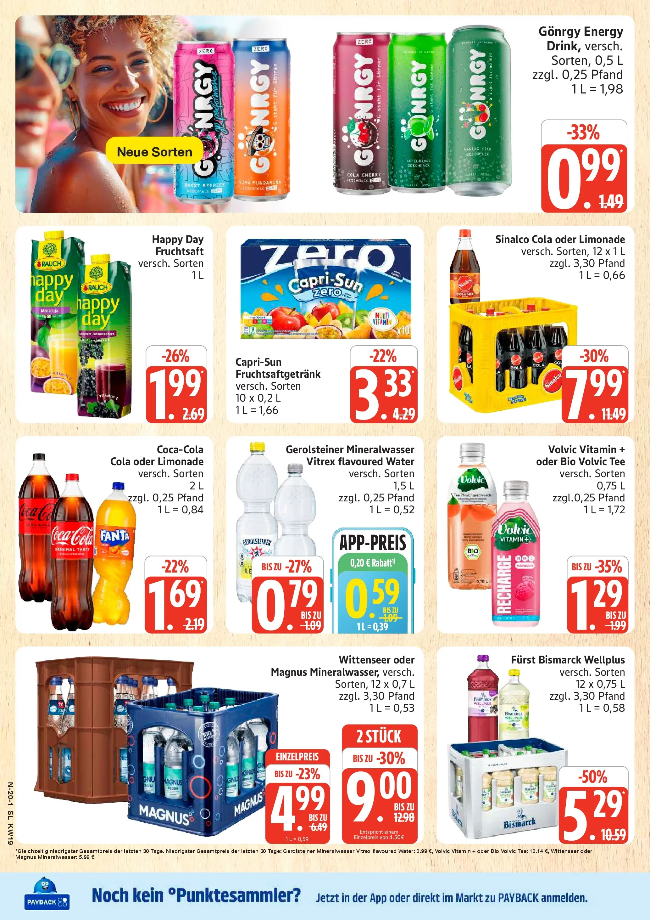 Edeka prospekt Schleswig	 (ab 04.05.2026) » Angebote Online | Seite: 23 | Produkte: Sinalco, Fanta, Cola, Tee