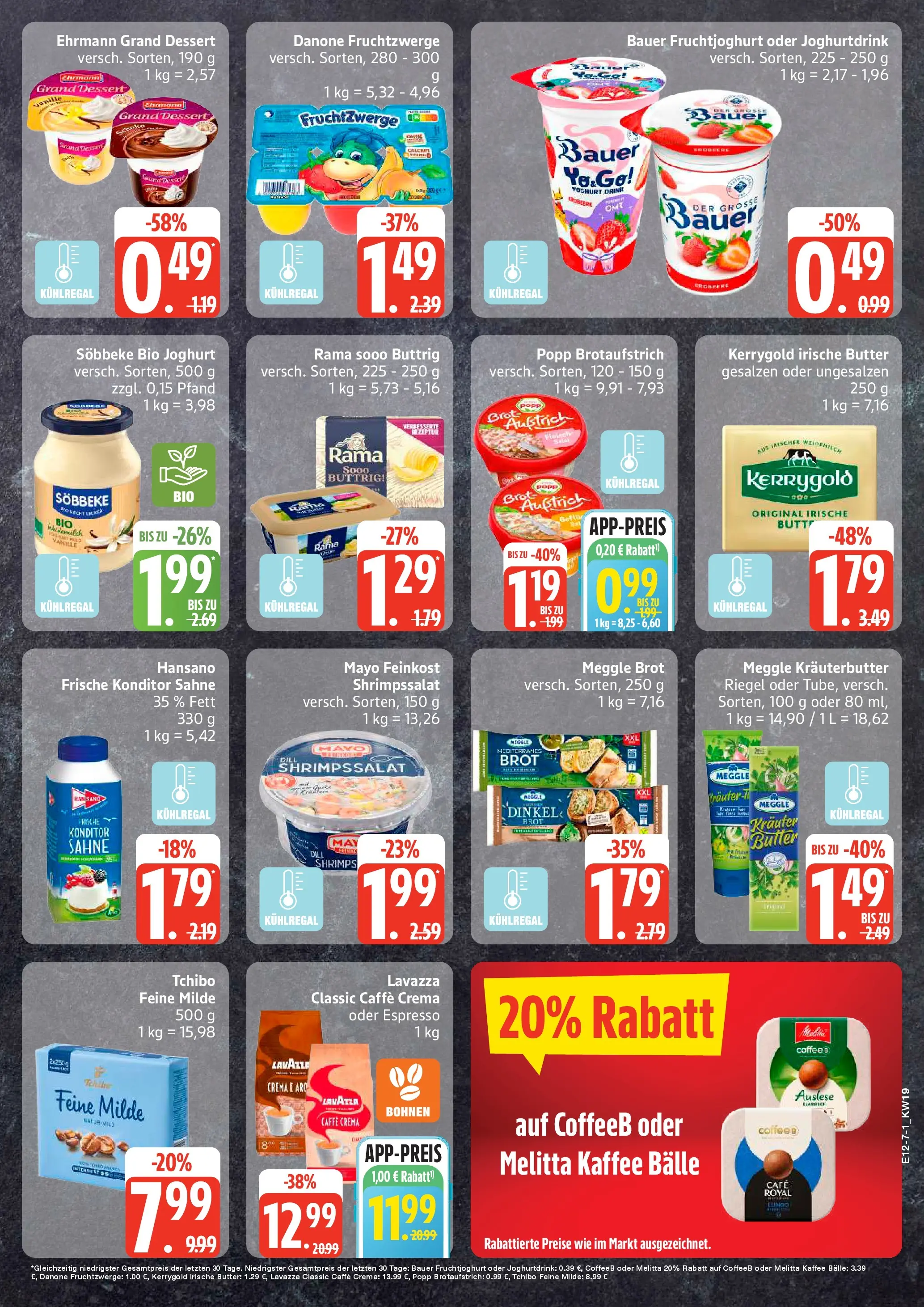 Edeka prospekt Sterup	 (ab 04.05.2026) » Angebote Online | Seite: 7 | Produkte: Lavazza, Kräuterbutter, Fruchtjoghurt, Sahne
