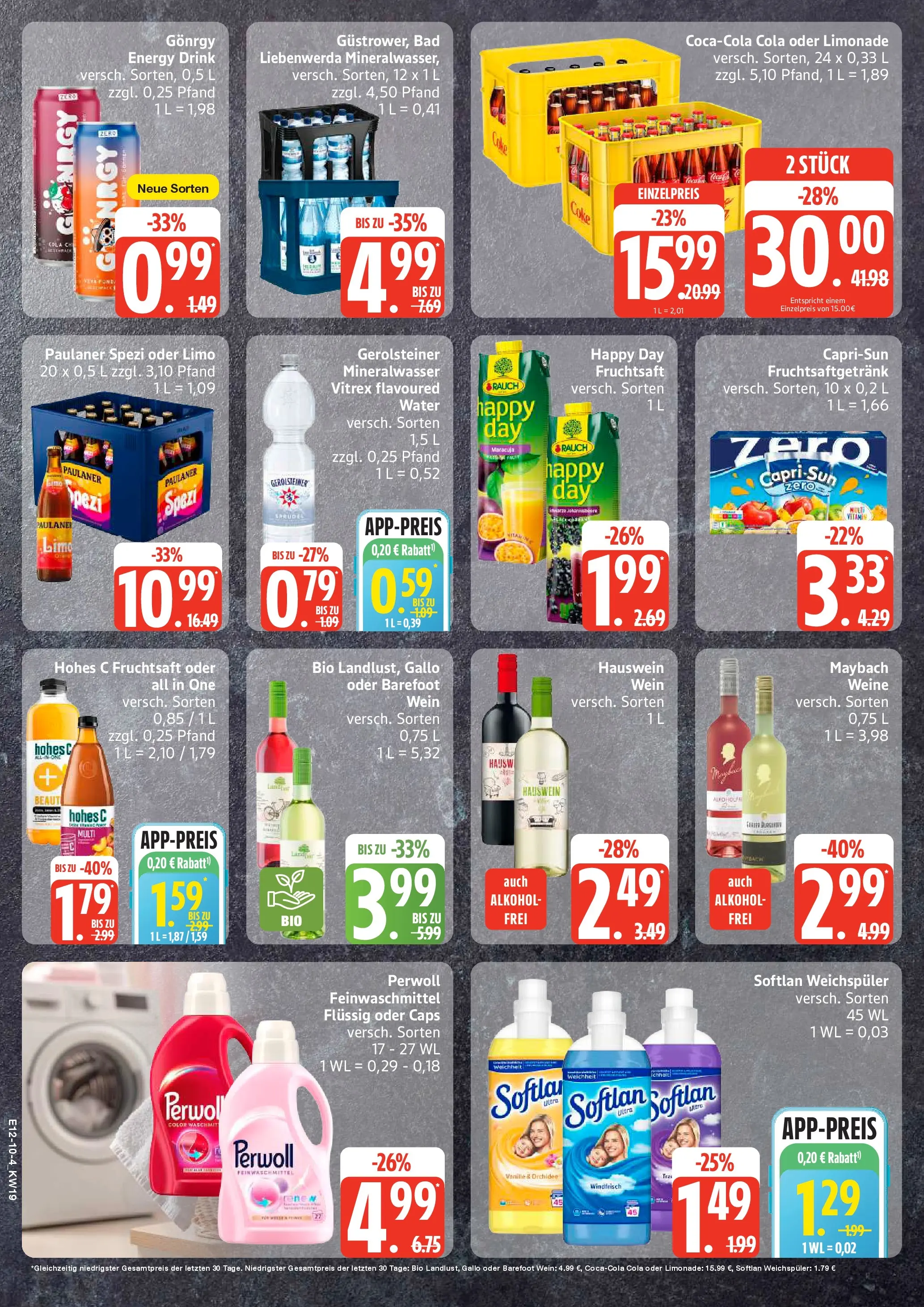 Edeka prospekt Rostock-Gehlsdorf	 (ab 04.05.2026) » Angebote Online | Seite: 10 | Produkte: Cola, Paulaner spezi, Bad, Weichspüler