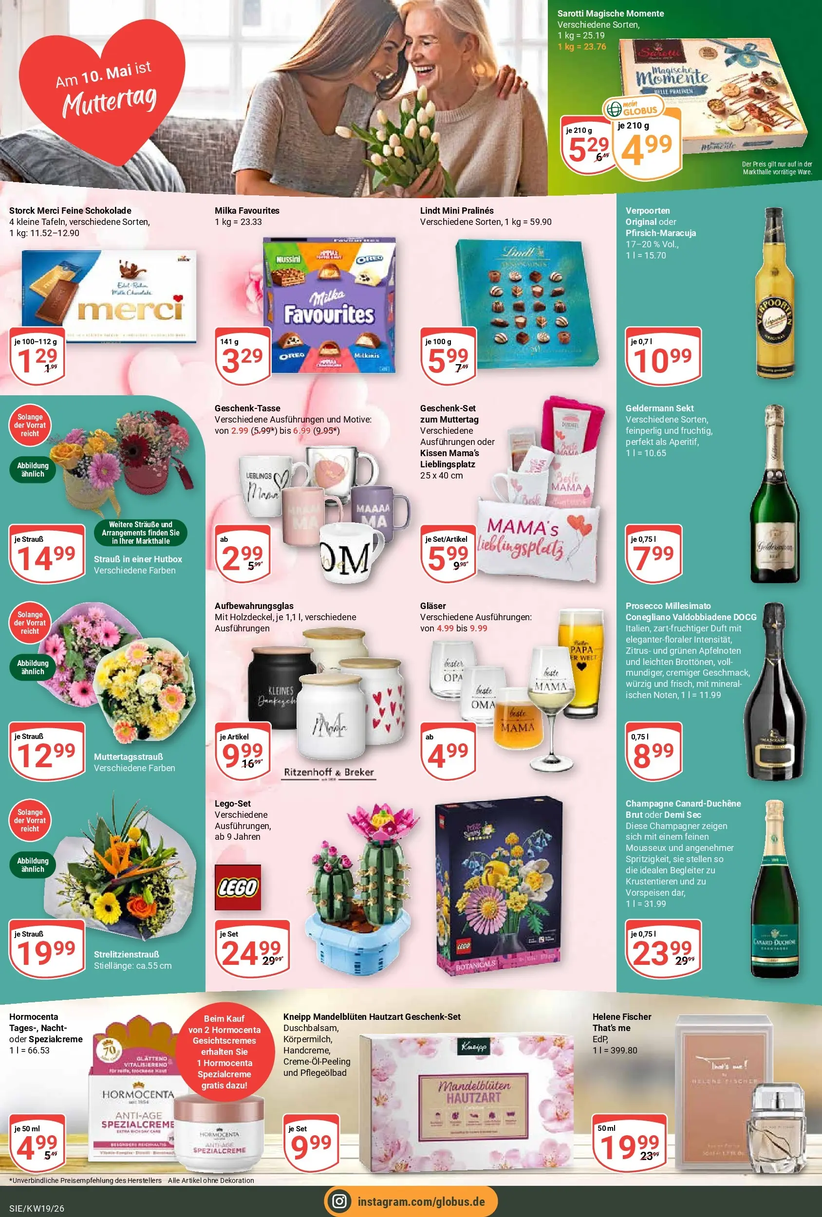 Globus Prospekt Siegen	 (ab 04.05.2026) » Angebote online | Seite: 10 | Produkte: Kissen, Schokolade, Sekt, Milka