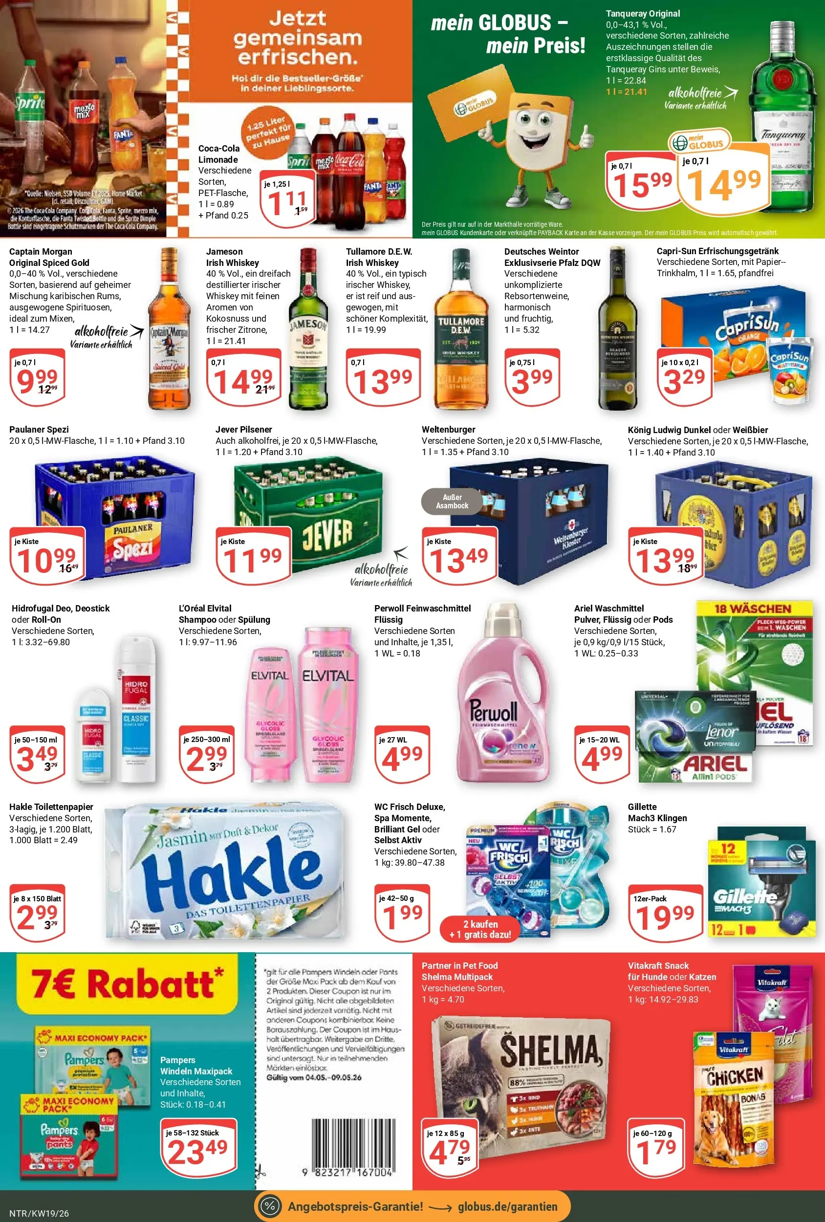 Globus Prospekt Neutraubling	 (ab 04.05.2026) » Angebote online | Seite: 5 | Produkte: Shampoo, Waschmittel, Jever, Ente