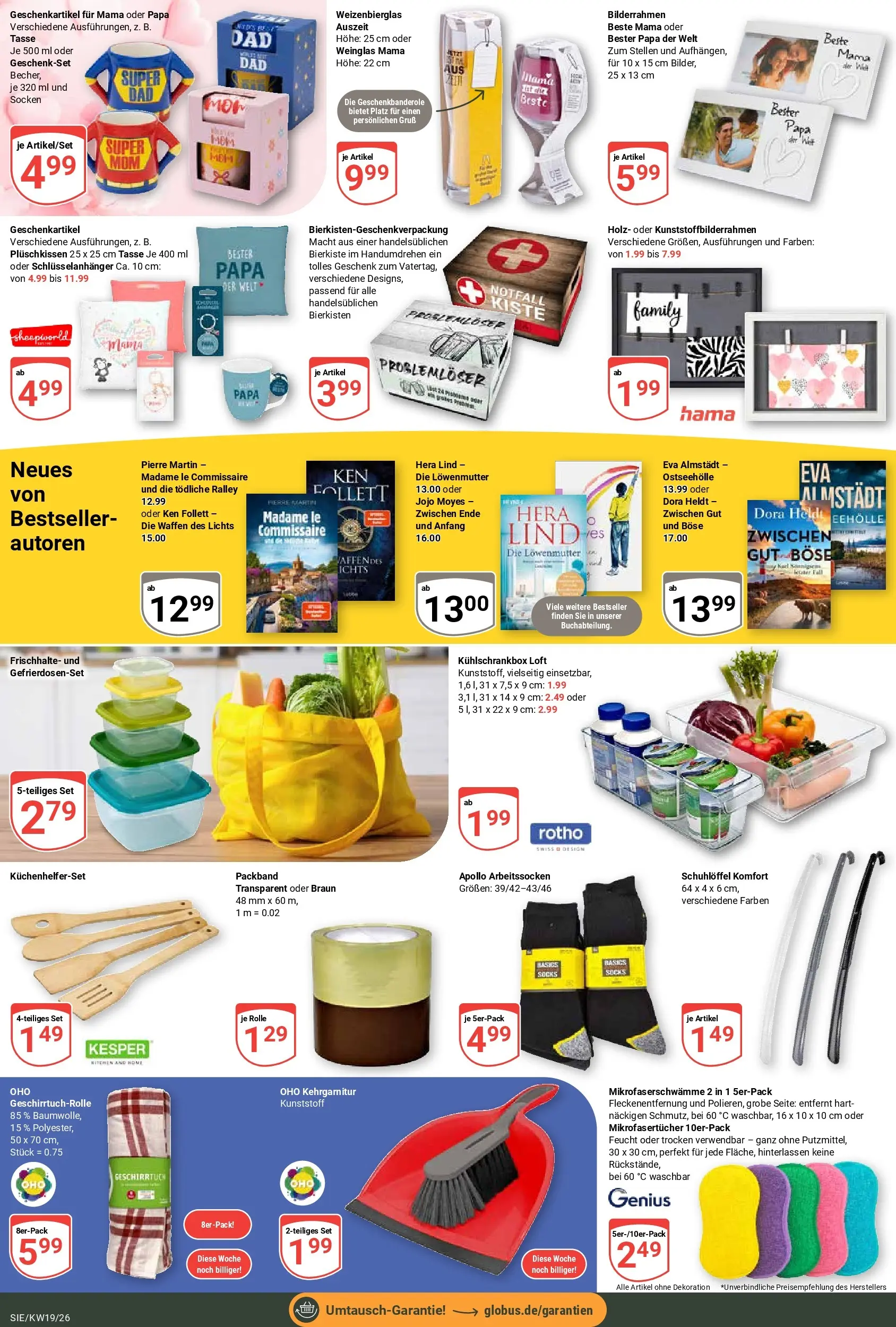 Globus Prospekt Siegen	 (ab 04.05.2026) » Angebote online | Seite: 29 | Produkte: Socken, Bilderrahmen