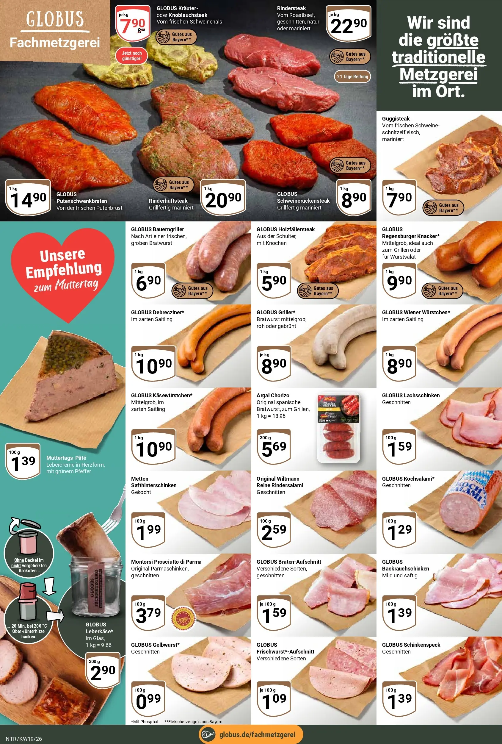 Globus Prospekt Neutraubling	 (ab 04.05.2026) » Angebote online | Seite: 8 | Produkte: Bratwurst, Pfeffer, Backofen