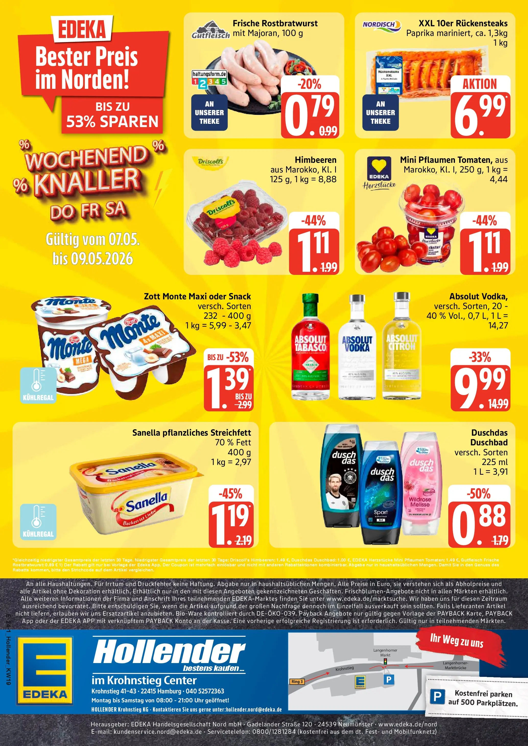 Edeka prospekt Hamburg	 (ab 04.05.2026) » Angebote Online | Seite: 27 | Produkte: Theke, Tomaten, Duschdas, Vodka