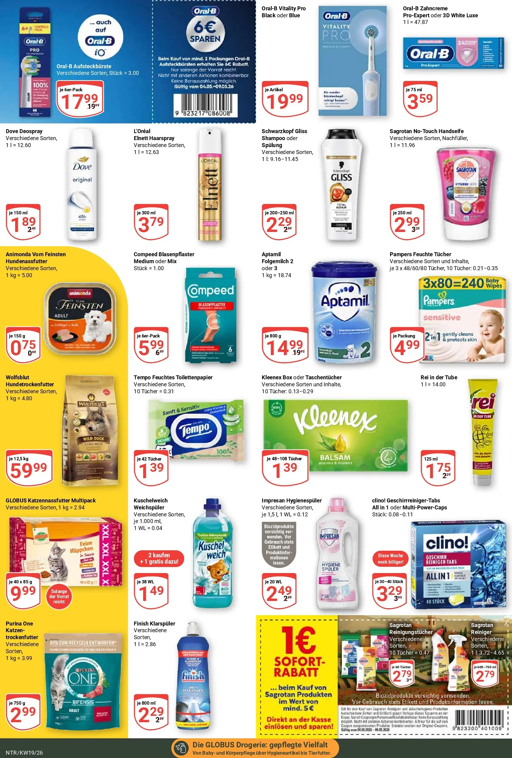 Globus Prospekt Neutraubling	 (ab 04.05.2026) » Angebote online | Seite: 16 | Produkte: Box, Kuschelweich, Shampoo, Tempo