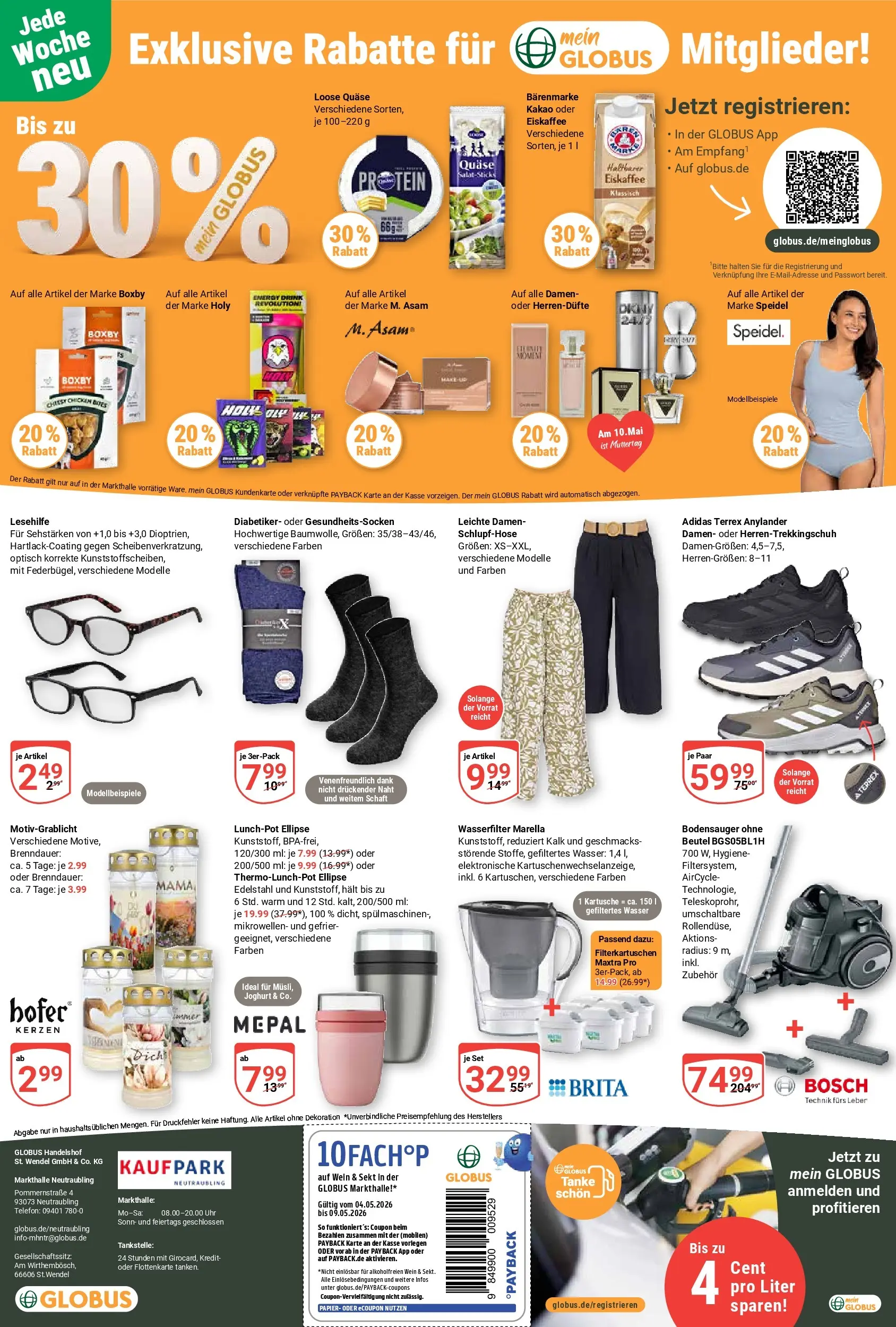 Globus Prospekt Neutraubling	 (ab 04.05.2026) » Angebote online | Seite: 24 | Produkte: Bosch, Sekt, Wein, Telefon
