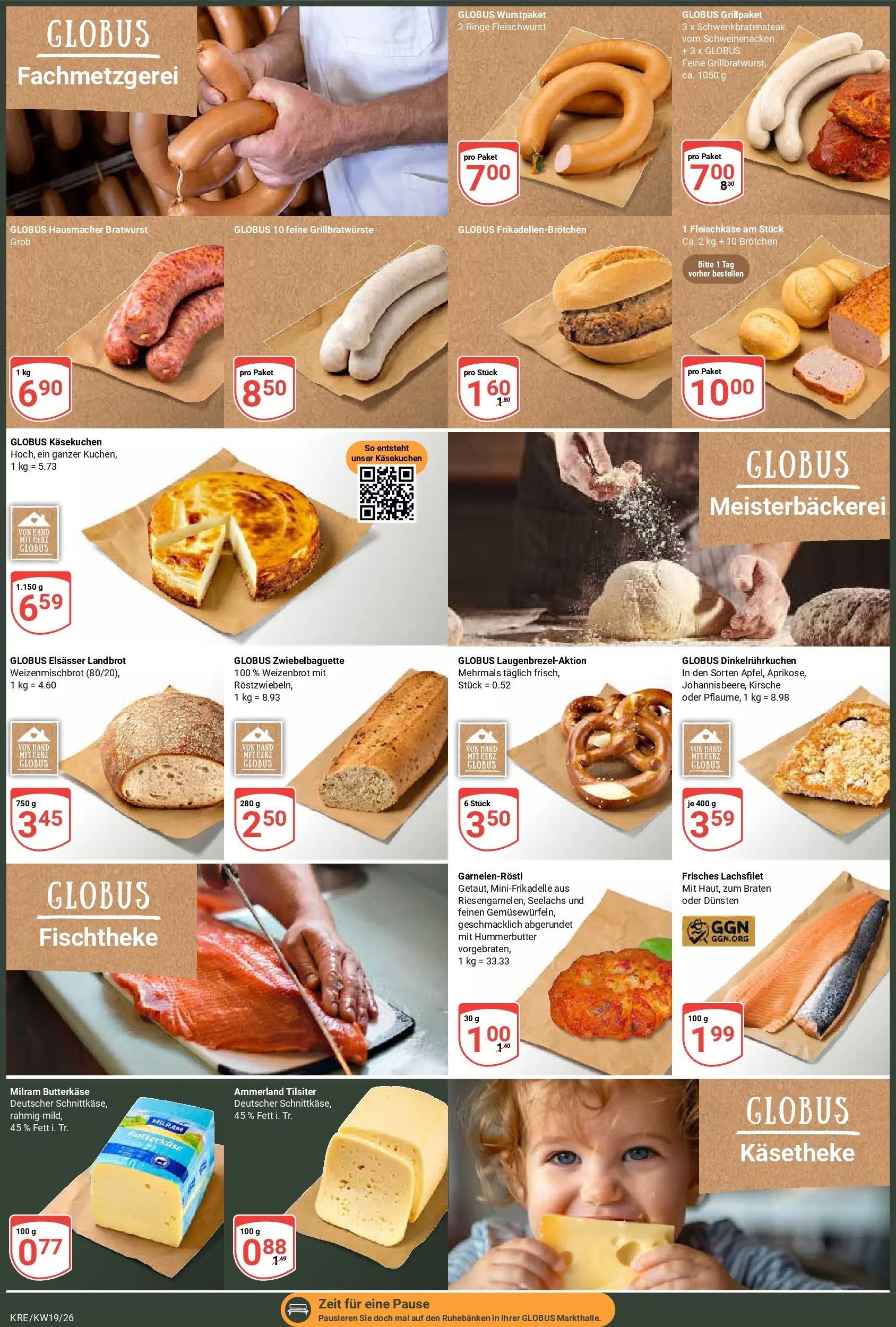 Globus Prospekt Krefeld	 (ab 03.05.2026) » Angebote online | Seite: 2 | Produkte: Bratwurst, Schweinenacken, Milram