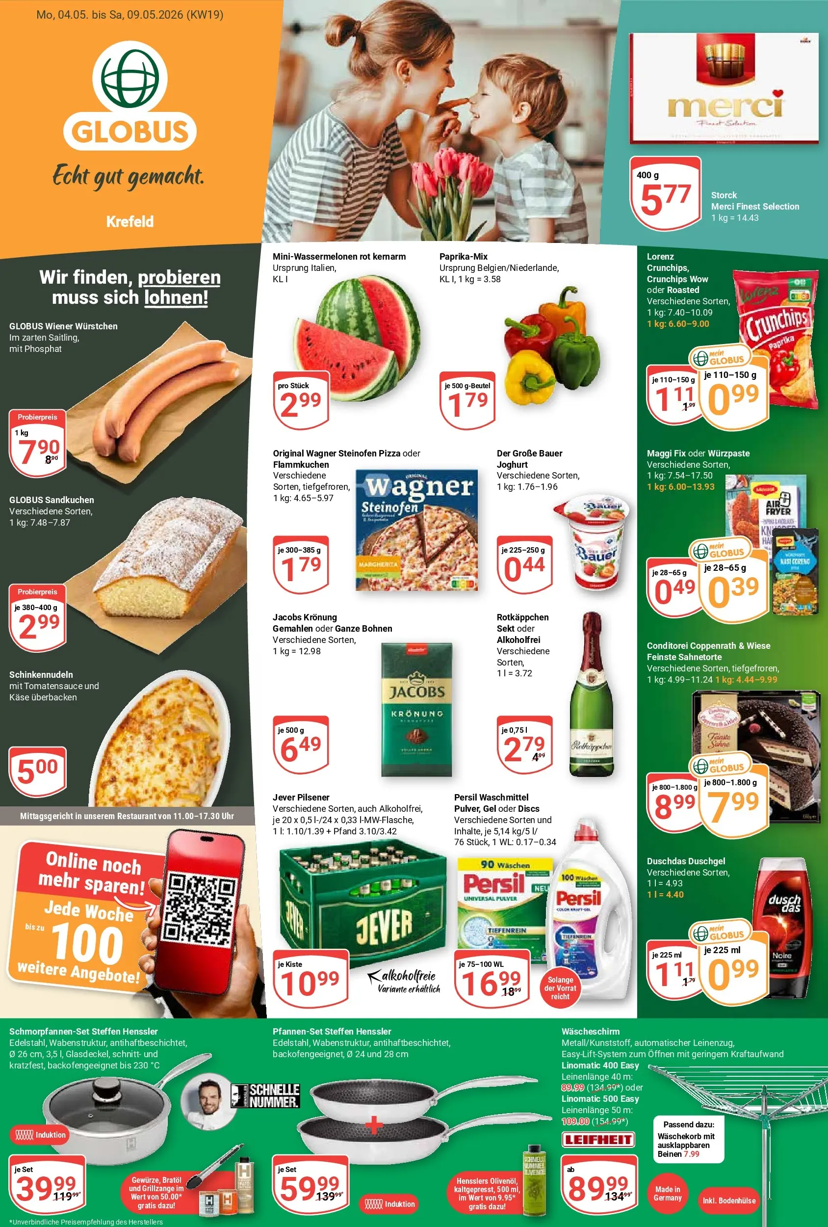 Globus Prospekt Krefeld	 (ab 03.05.2026) » Angebote online | Seite: 5 | Produkte: Joghurt, Maggi fix, Rotkäppchen, Uhr