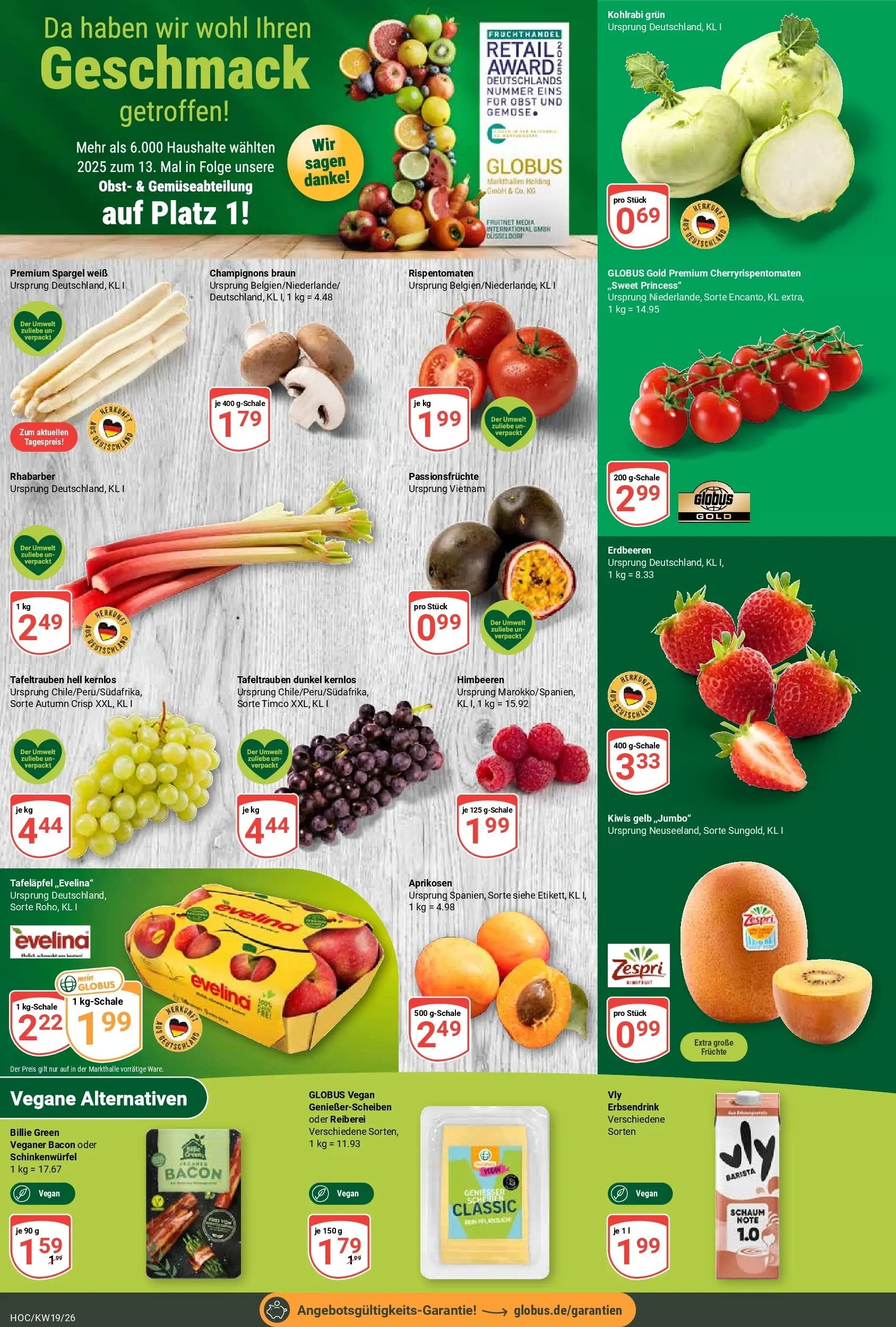 Globus Prospekt Hockenheim	 (ab 04.05.2026) » Angebote online | Seite: 9 | Produkte: Himbeeren, Champignons, Obst, Erdbeeren