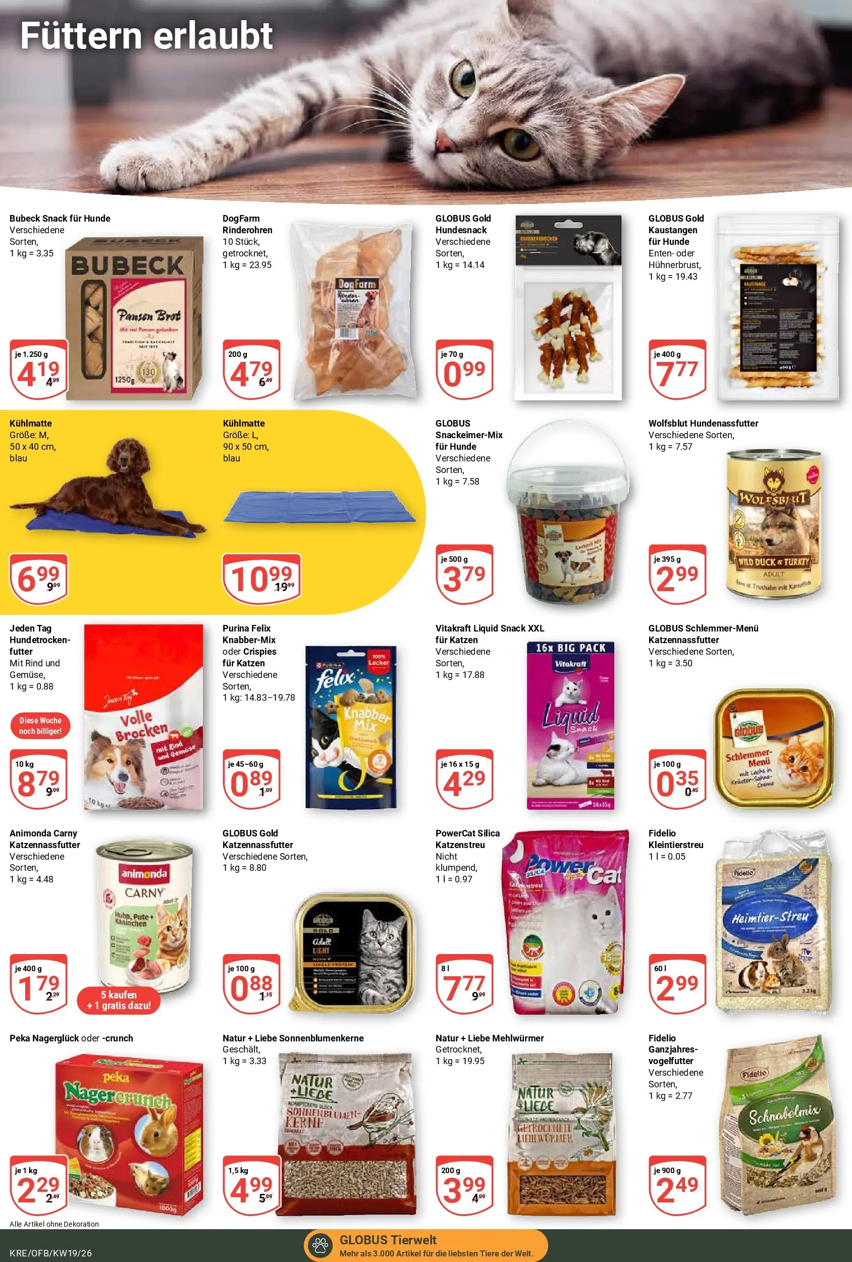 Globus Prospekt Krefeld	 (ab 03.05.2026) » Angebote online | Seite: 23 | Produkte: Pute, Kaninchen, Creme, Brot
