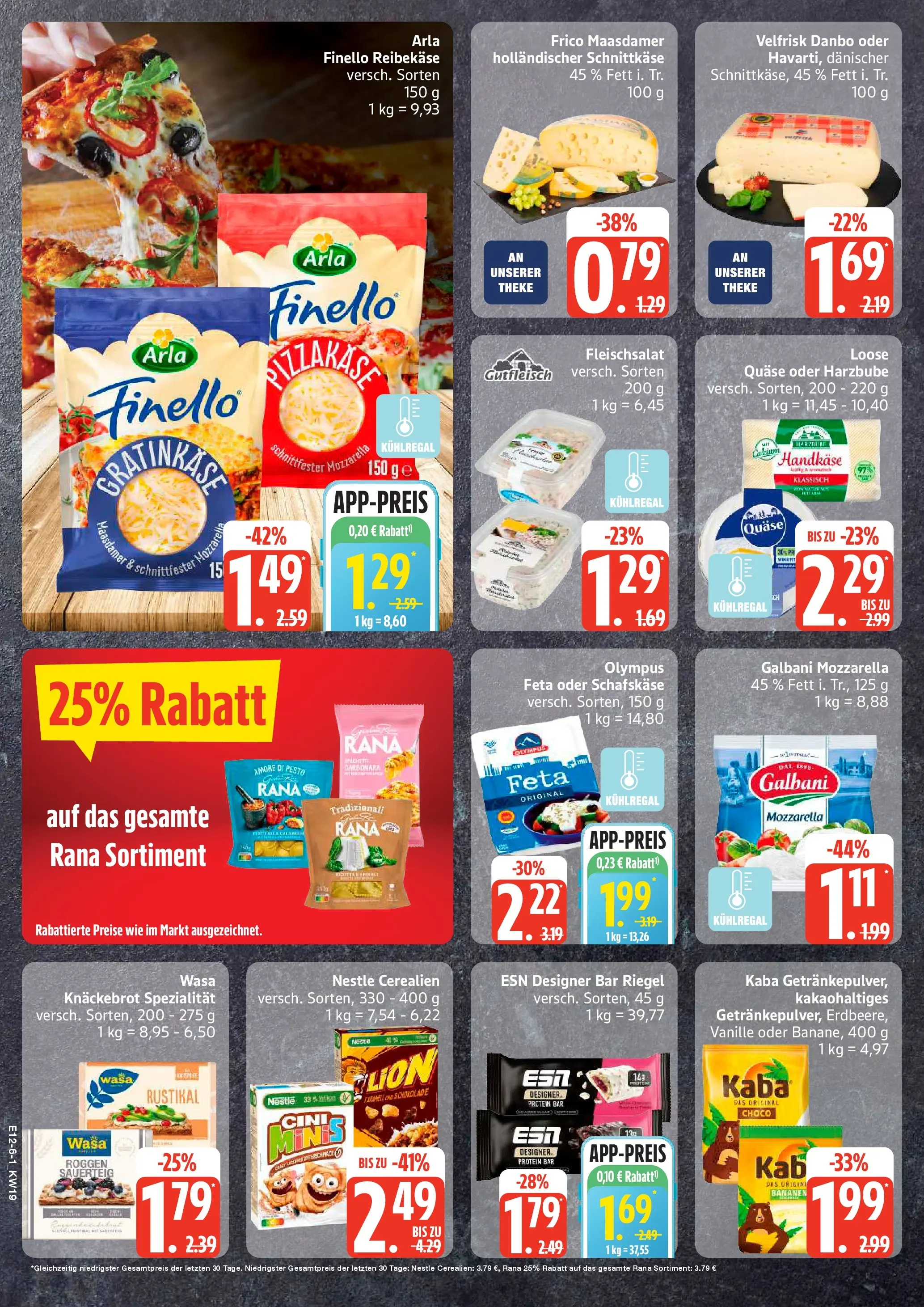 Edeka prospekt Sterup	 (ab 04.05.2026) » Angebote Online | Seite: 6 | Produkte: Feta, Mozzarella, Bananen, Wasa knackebrot
