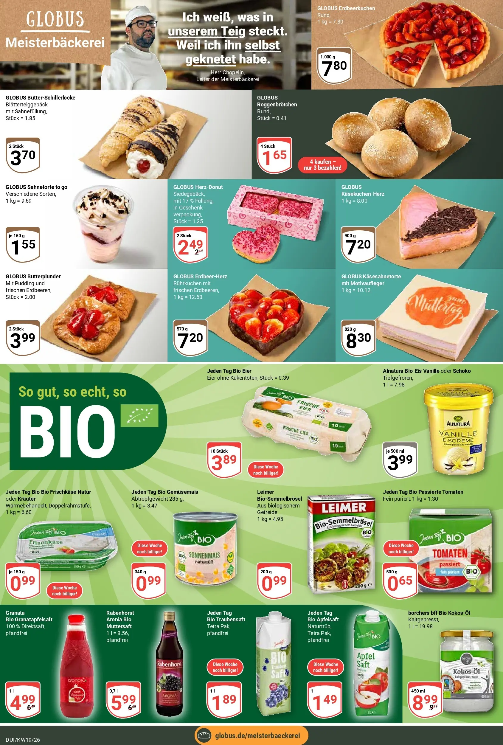 Globus Prospekt Duisburg	 (ab 04.05.2026) » Angebote online | Seite: 7 | Produkte: Eier, Äpfel, Getreide, Frischkase