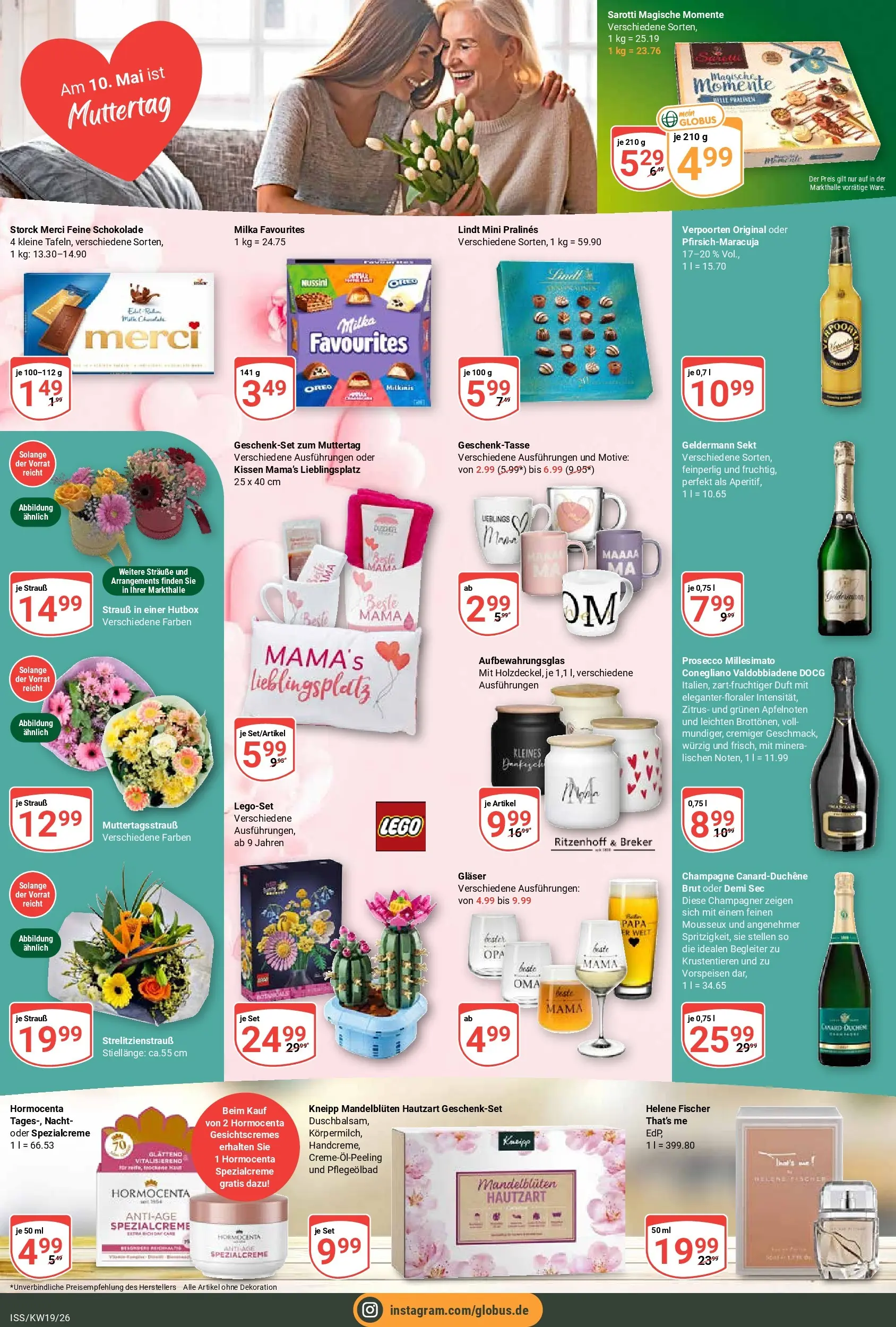 Globus Prospekt Isserstedt	 (ab 04.05.2026) » Angebote online | Seite: 20 | Produkte: Merci, Kissen, Schokolade, Duft