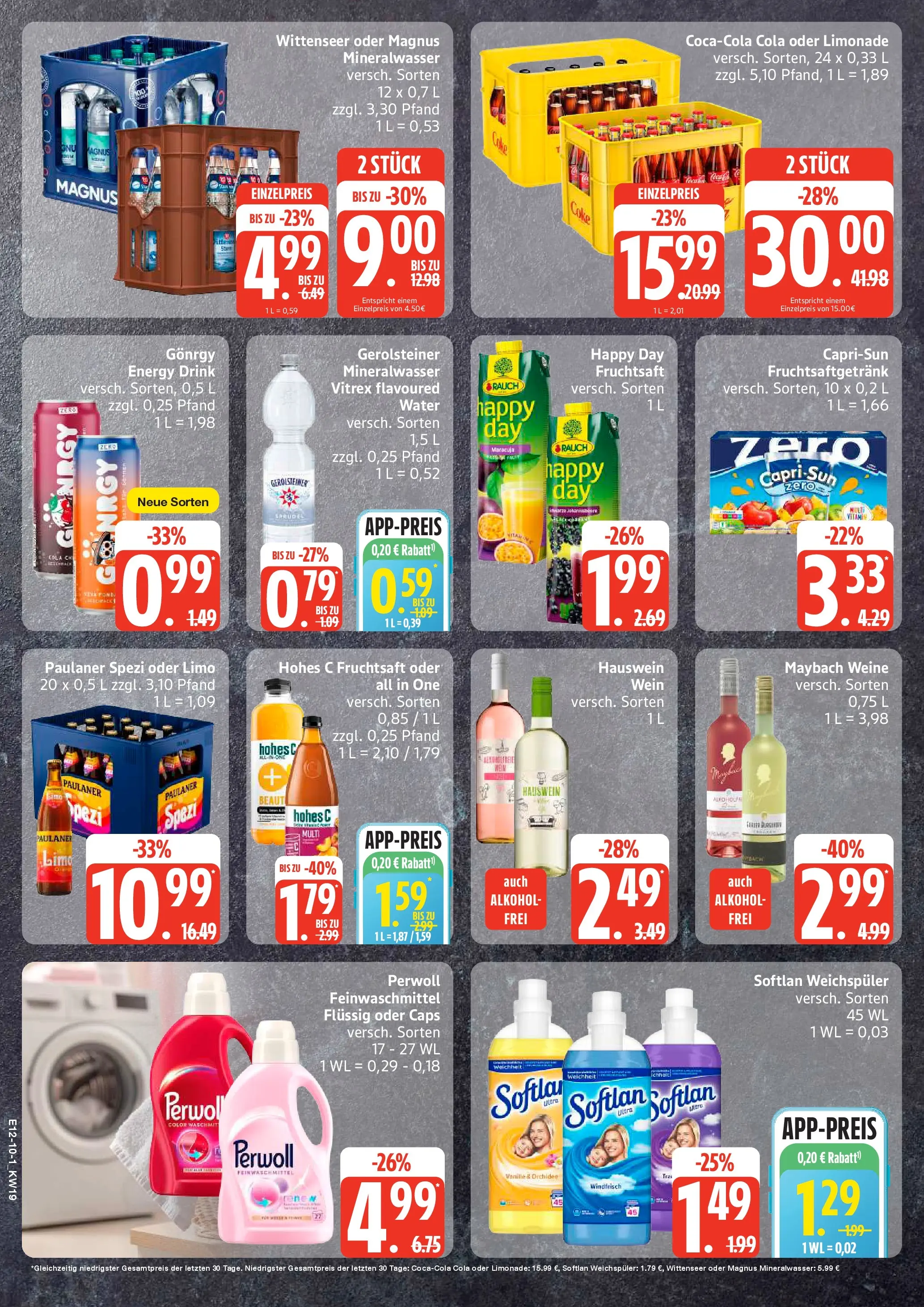 Edeka prospekt Sterup	 (ab 04.05.2026) » Angebote Online | Seite: 10 | Produkte: Cola, Paulaner spezi, Mineralwasser, Wein