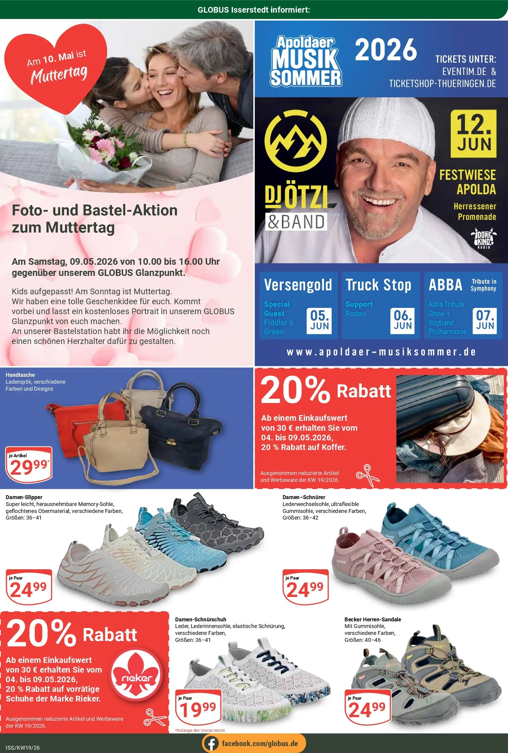 Globus Prospekt Isserstedt	 (ab 04.05.2026) » Angebote online | Seite: 21 | Produkte: Handtasche, Uhr, Radio